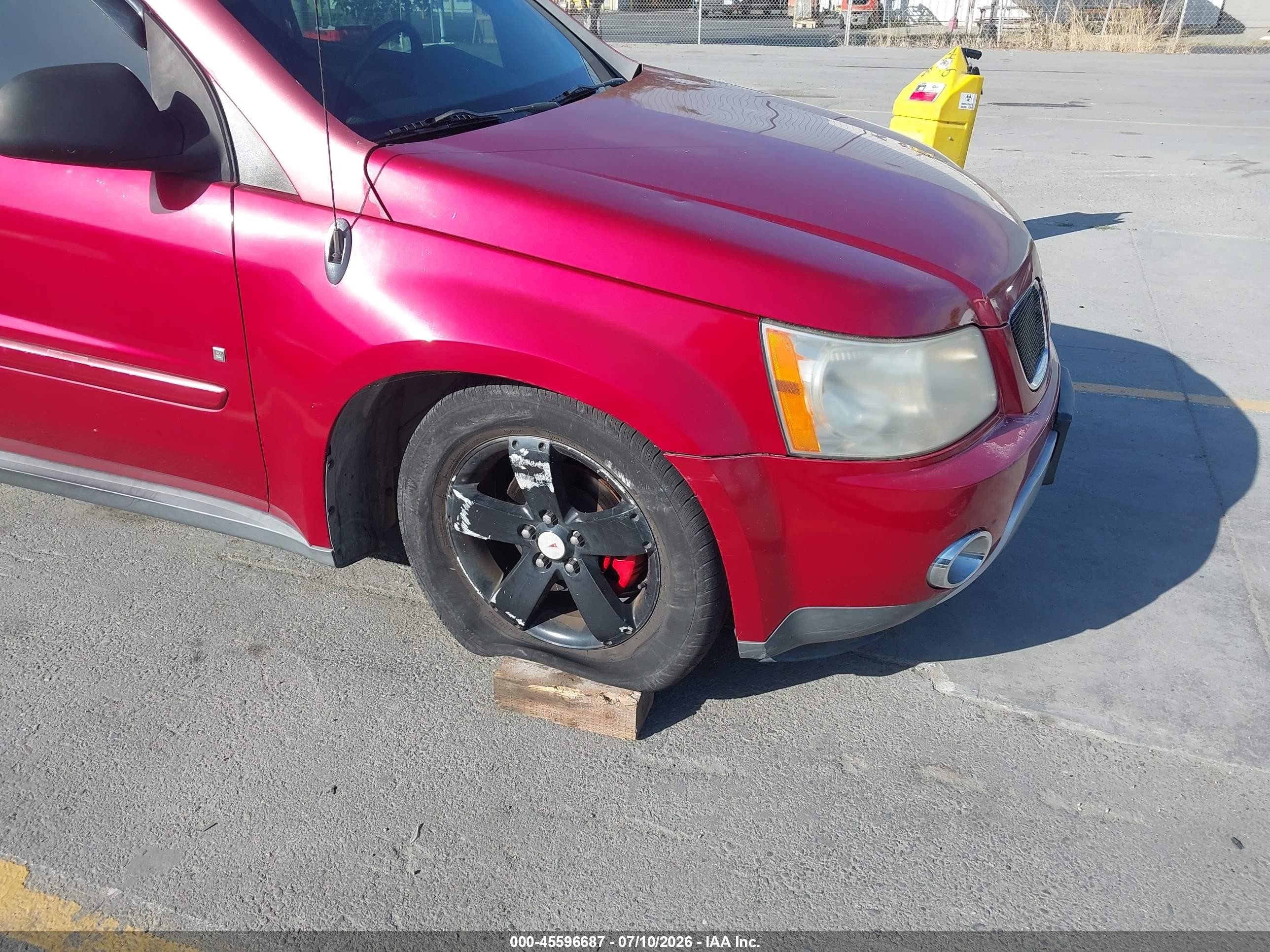 2006 Pontiac Torrent   Красный vin: 2CKDL63F266027074