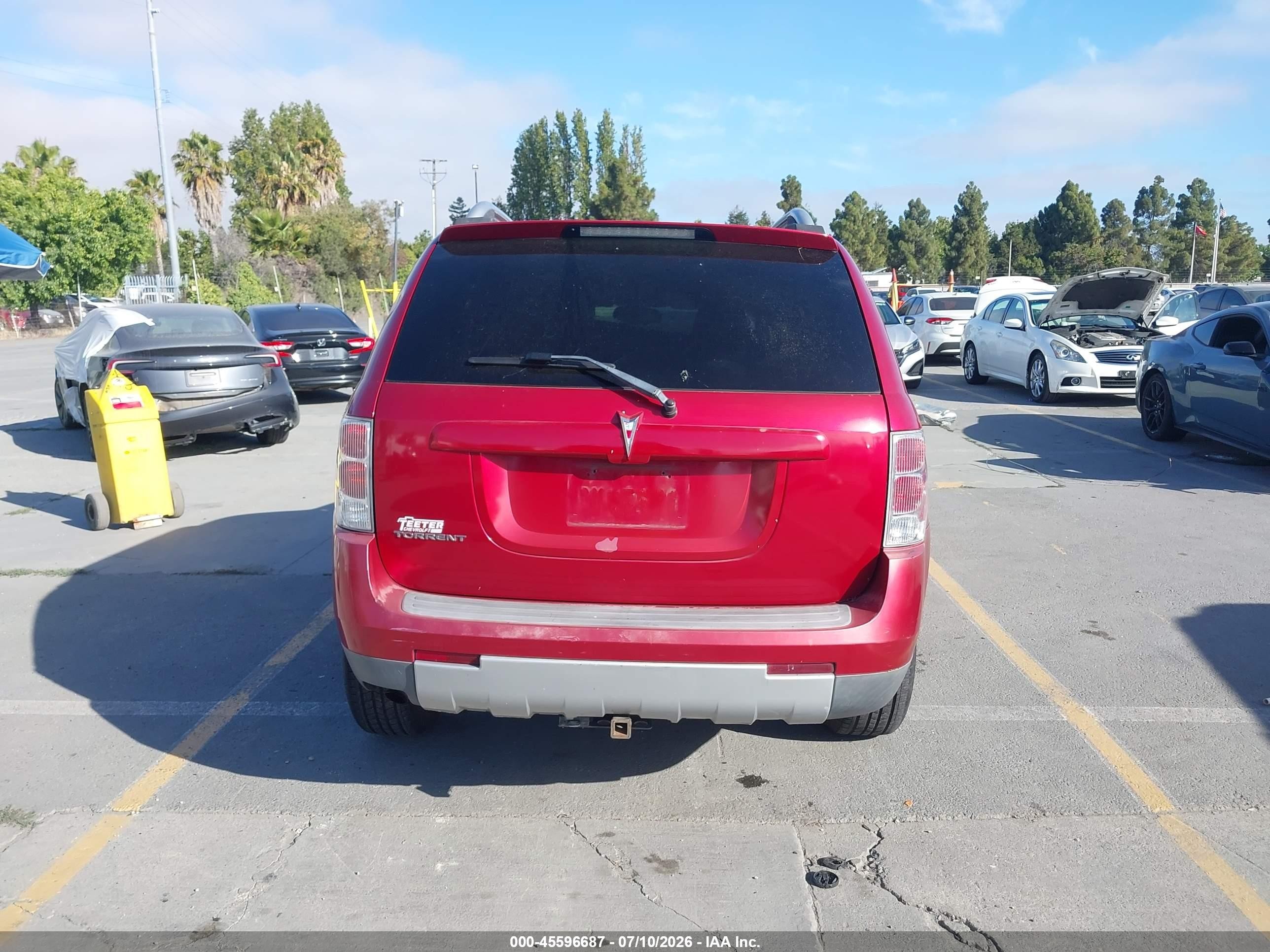 2006 Pontiac Torrent   Красный vin: 2CKDL63F266027074