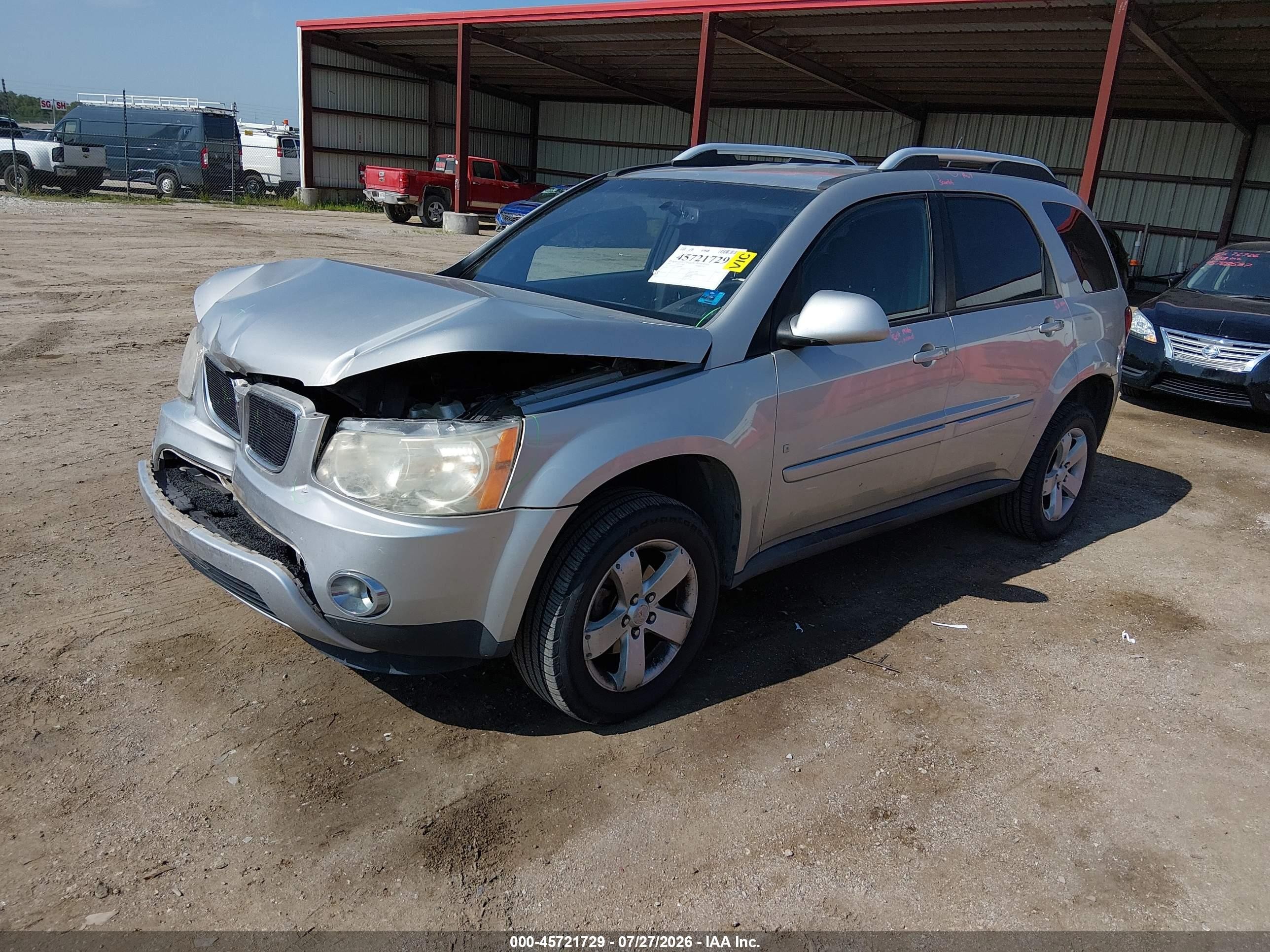 2007 Pontiac Torrent   Silver vin: 2CKDL63F376024489