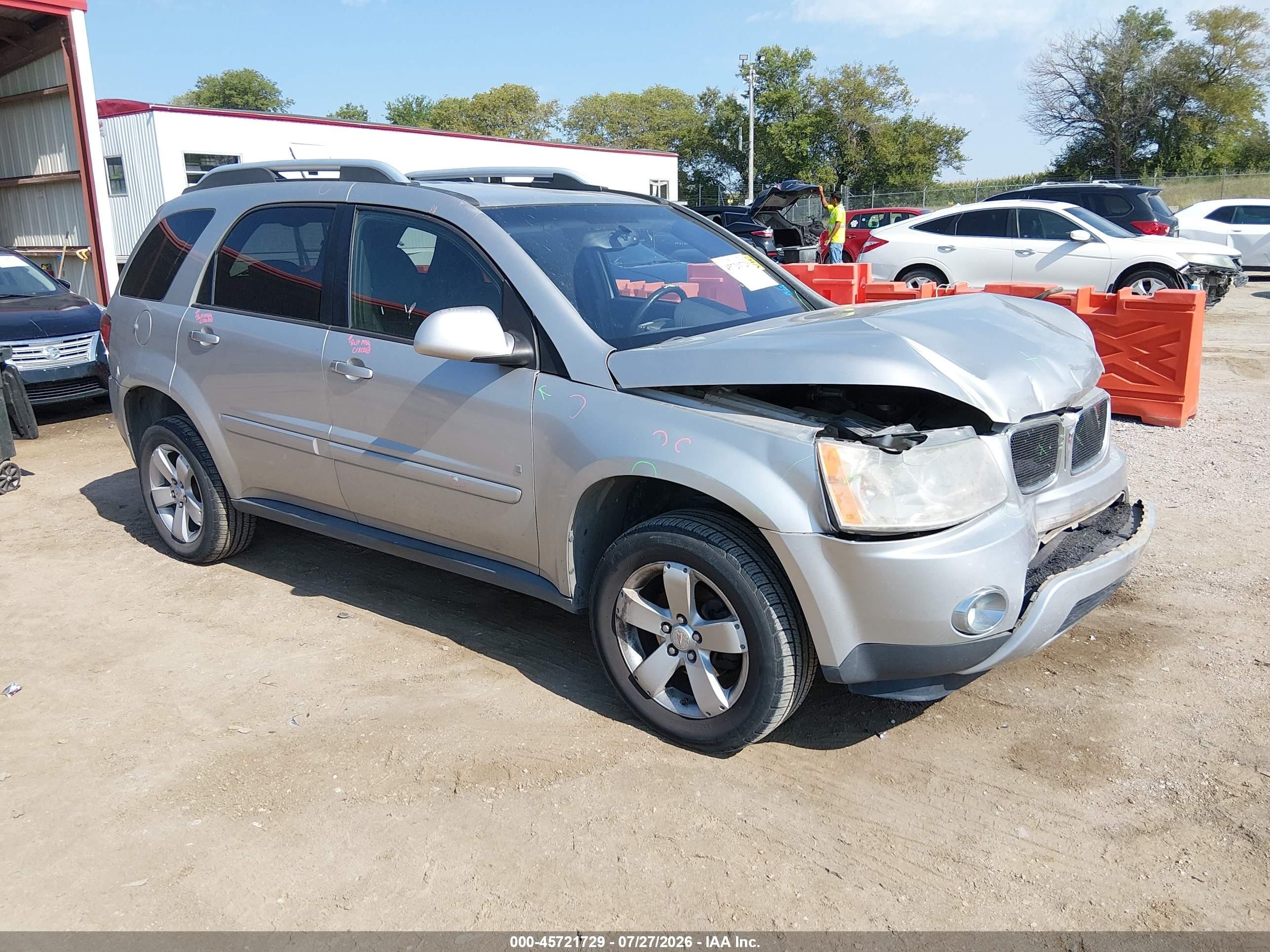 2007 Pontiac Torrent   Silver vin: 2CKDL63F376024489