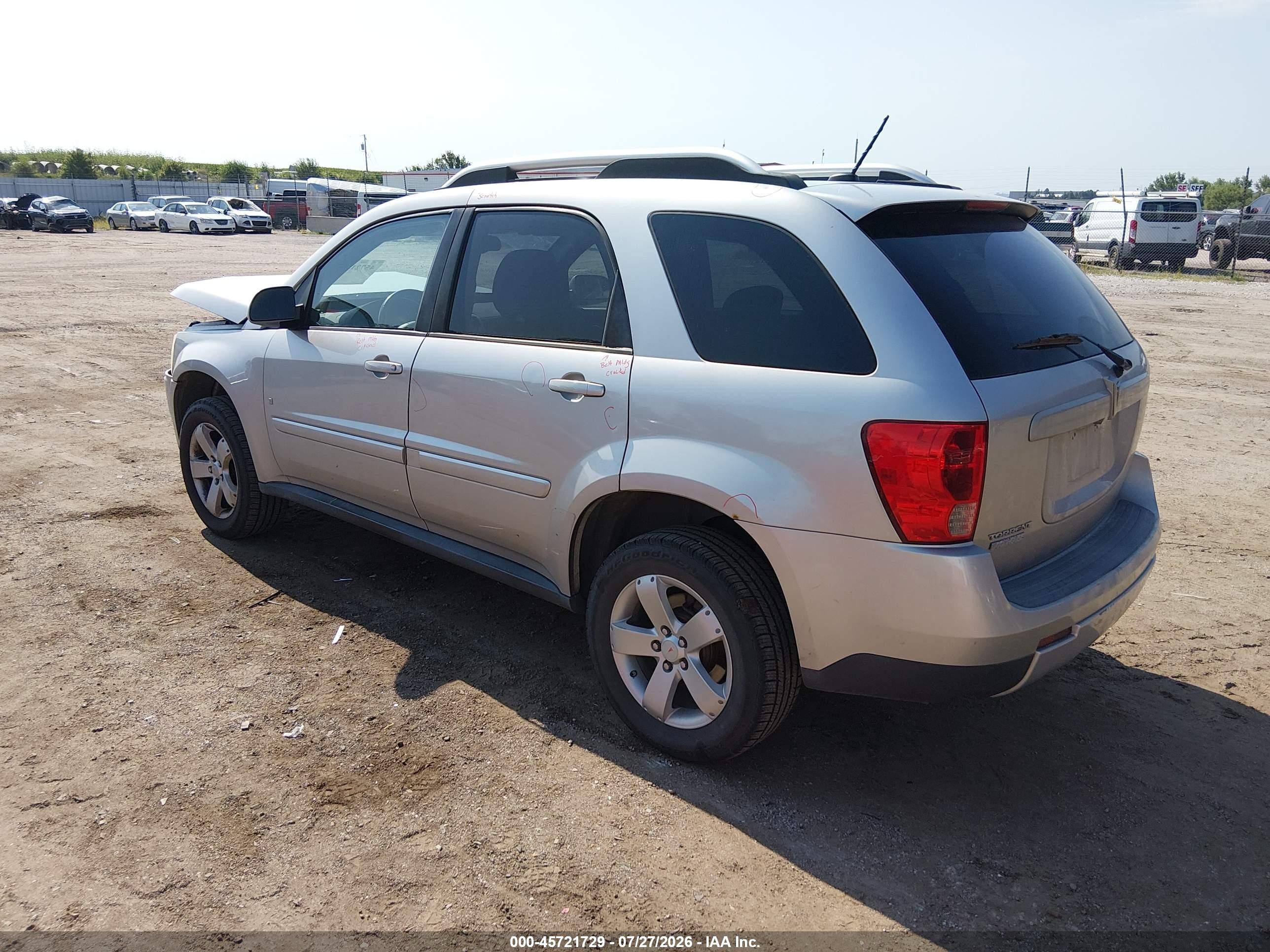 2007 Pontiac Torrent   Silver vin: 2CKDL63F376024489