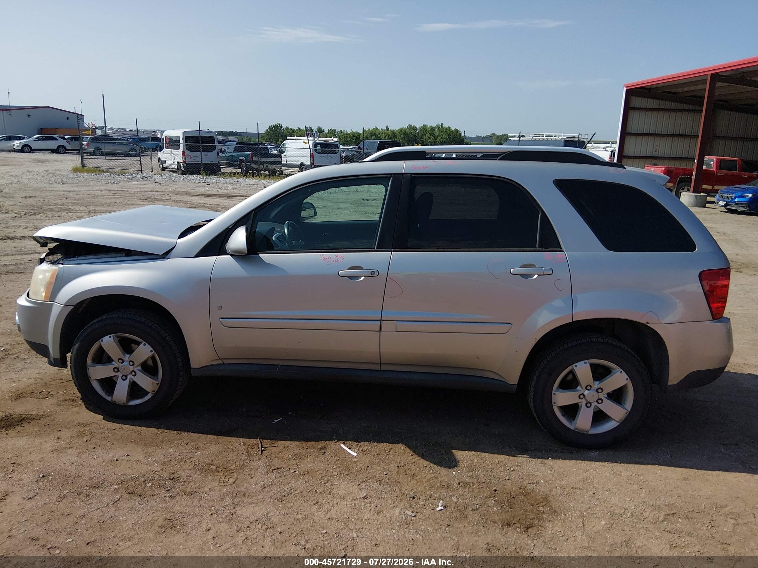 2007 Pontiac Torrent   Silver vin: 2CKDL63F376024489