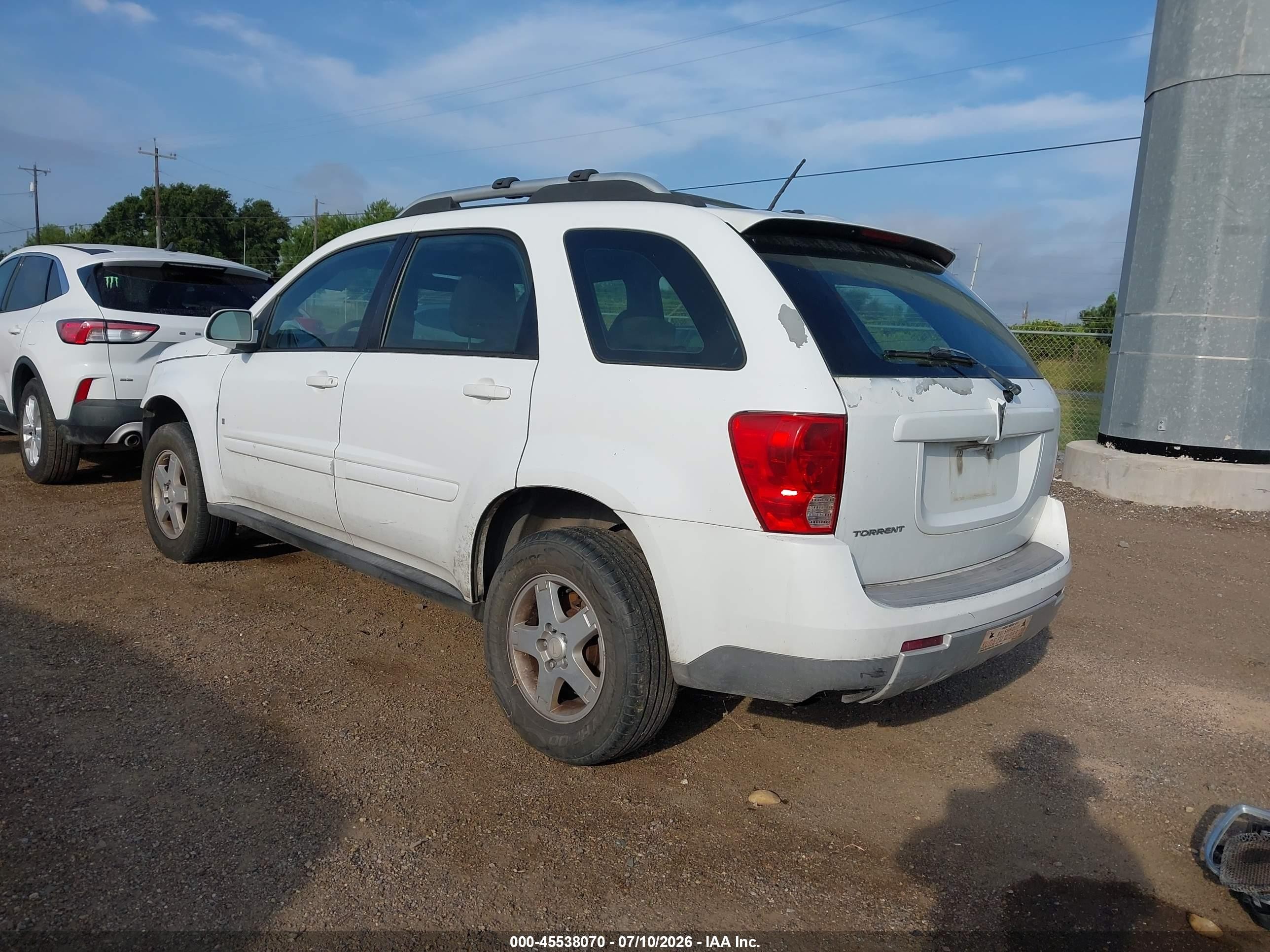 2007 Pontiac Torrent   Белый vin: 2CKDL63F376070193