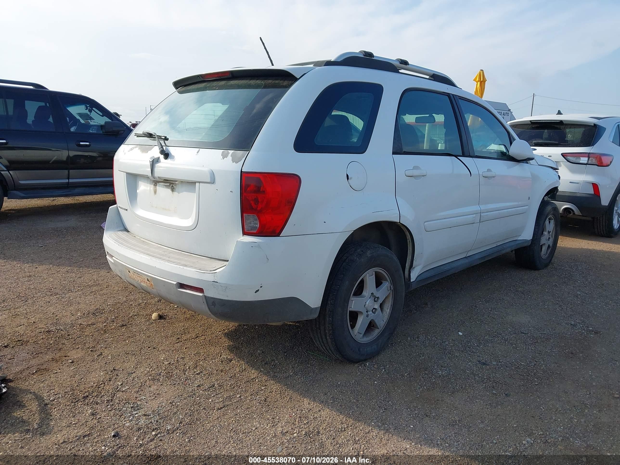 2007 Pontiac Torrent   Белый vin: 2CKDL63F376070193