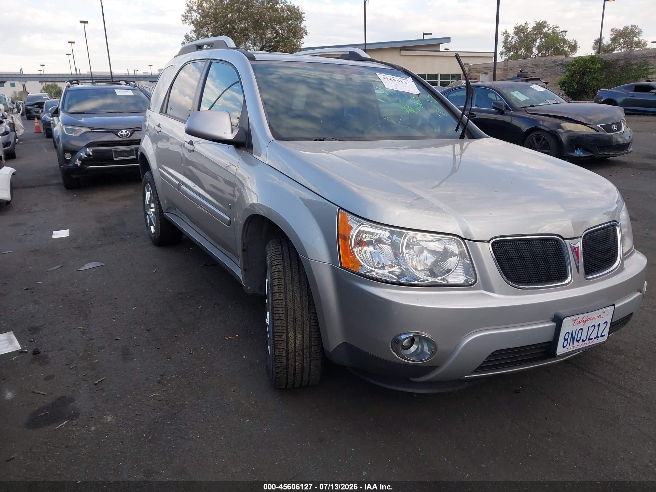 2007 Pontiac Torrent   Silver vin: 2CKDL63F376102611