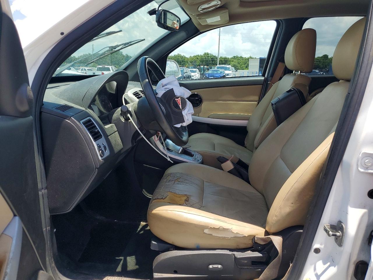 2007 Pontiac Torrent White vin: 2CKDL63F476108076