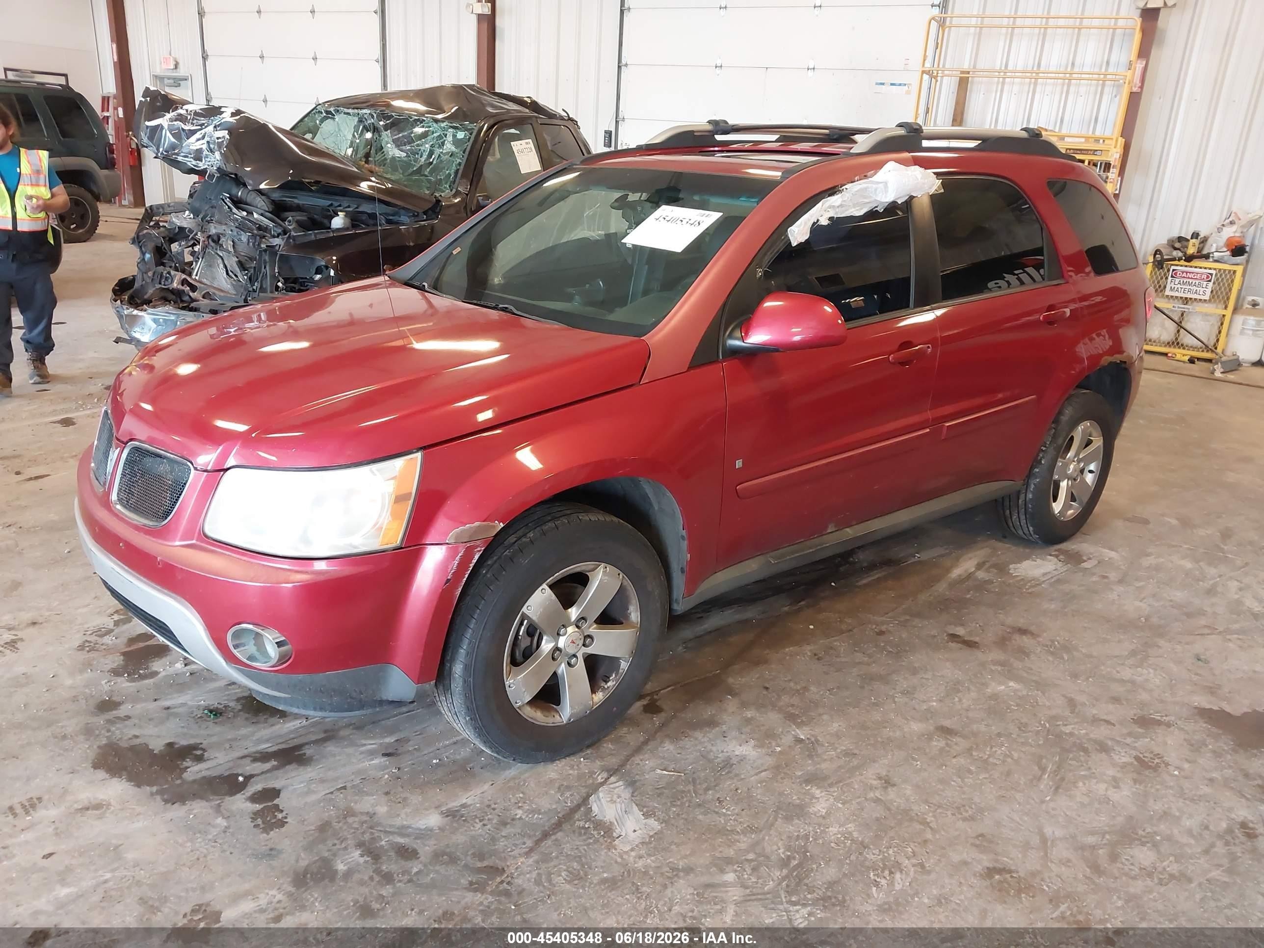 2006 Pontiac Torrent   Red vin: 2CKDL63F566042846
