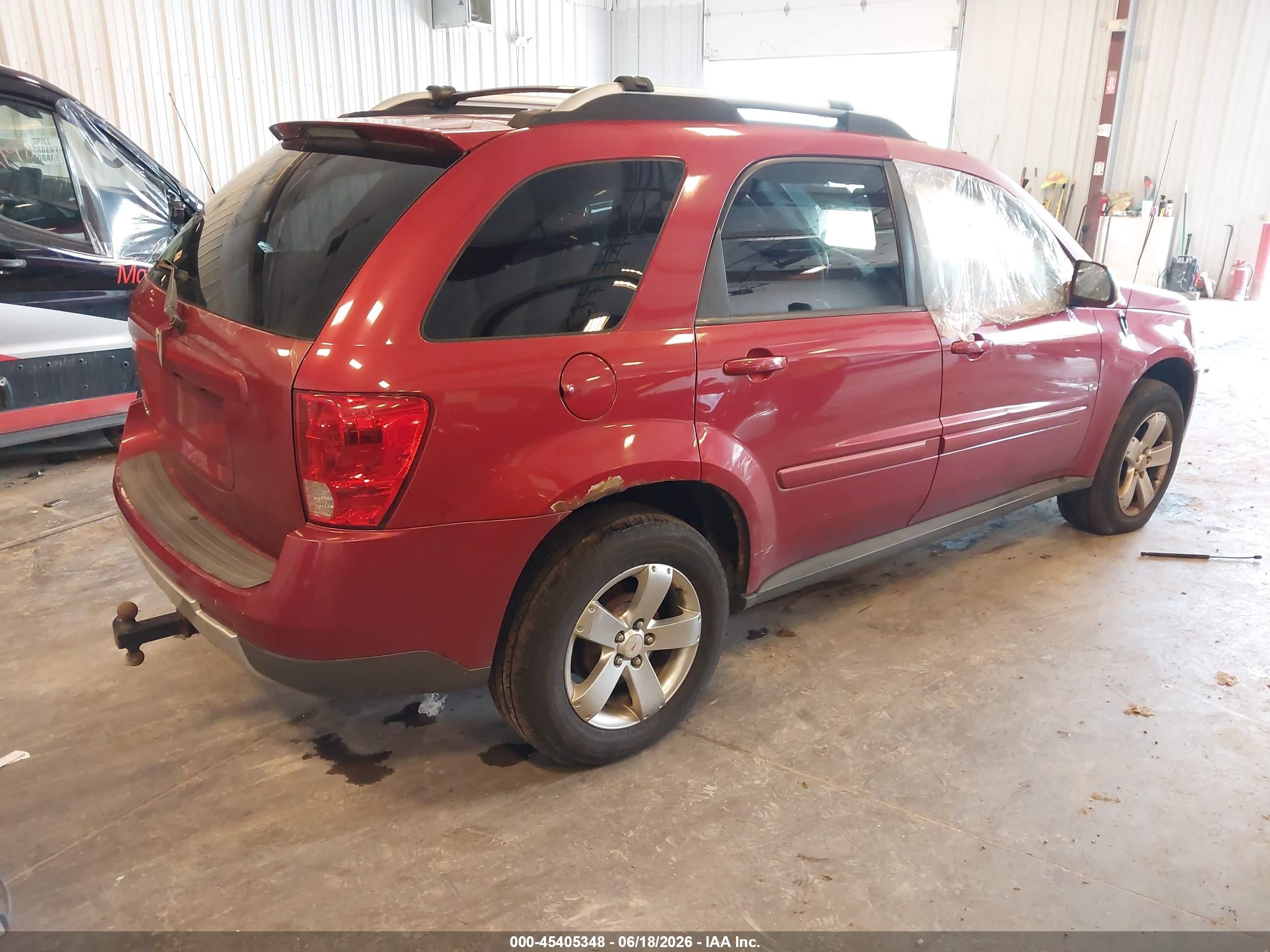 2006 Pontiac Torrent   Red vin: 2CKDL63F566042846