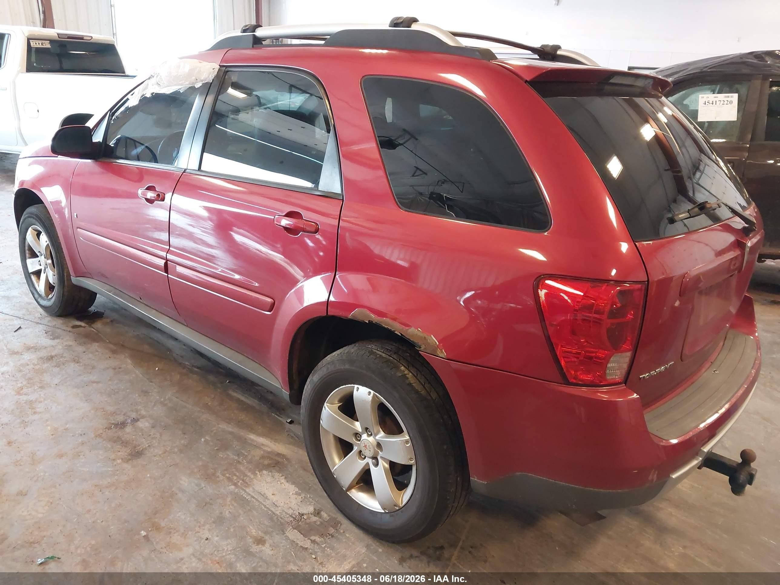 2006 Pontiac Torrent   Red vin: 2CKDL63F566042846