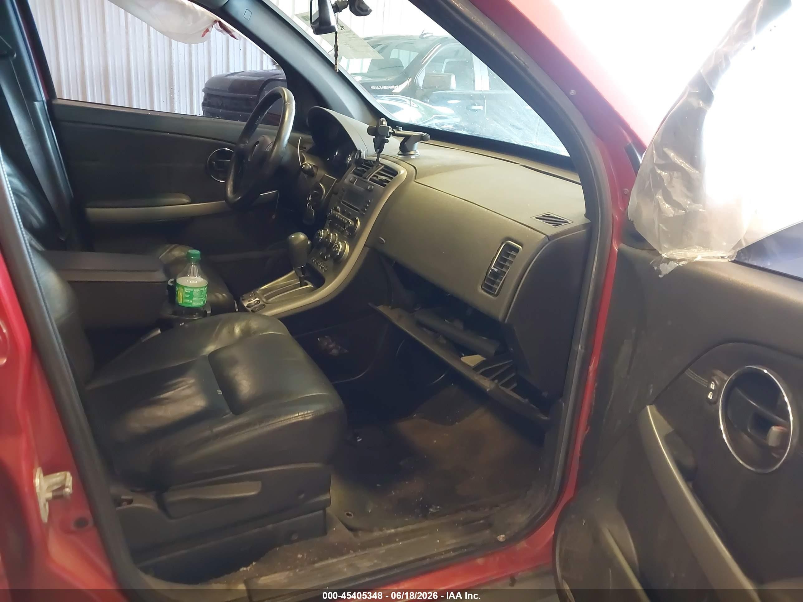2006 Pontiac Torrent   Red vin: 2CKDL63F566042846
