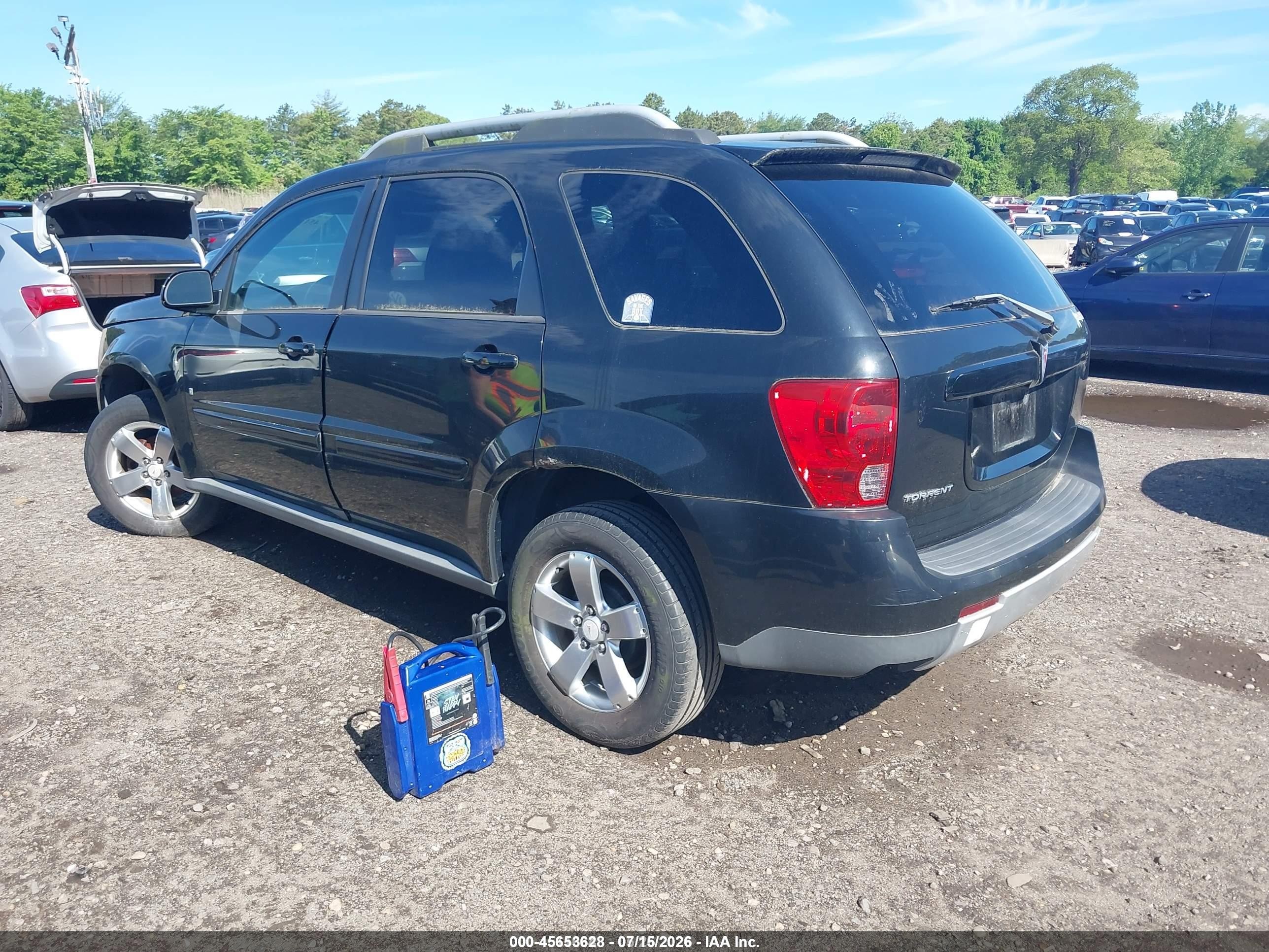 2006 Pontiac Torrent   Black vin: 2CKDL63F566086703