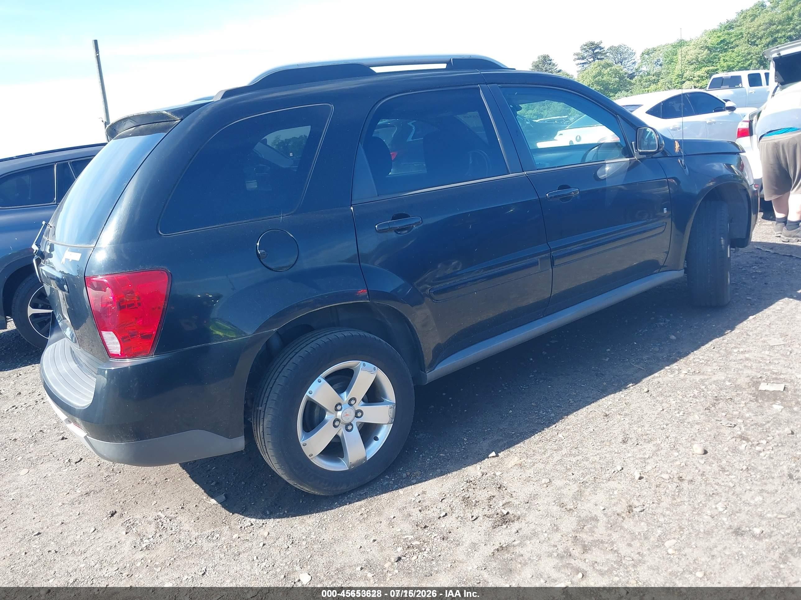 2006 Pontiac Torrent   Black vin: 2CKDL63F566086703