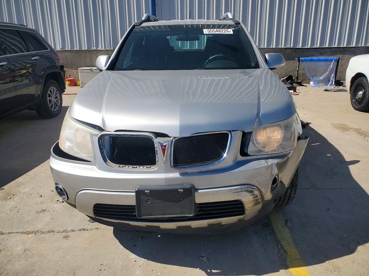 2007 Pontiac Torrent Silver vin: 2CKDL63F576085097