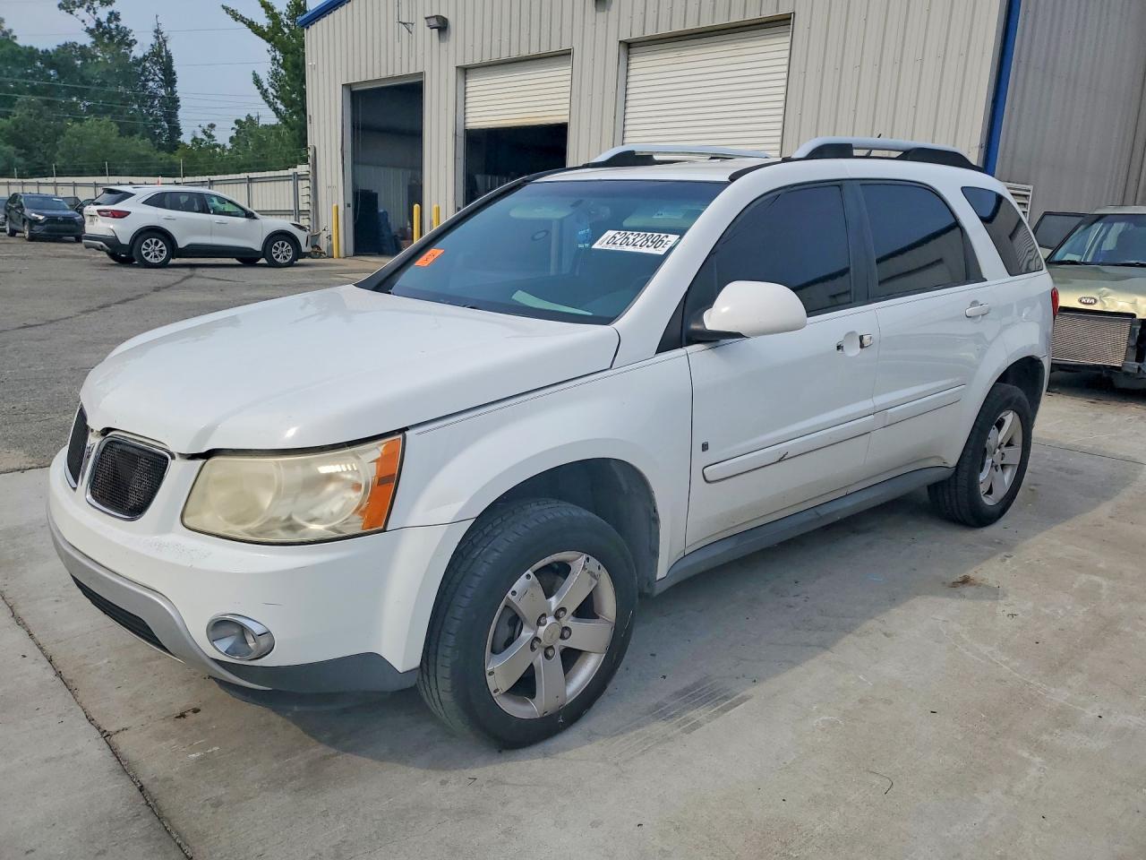 2007 Pontiac Torrent White vin: 2CKDL63F676054165