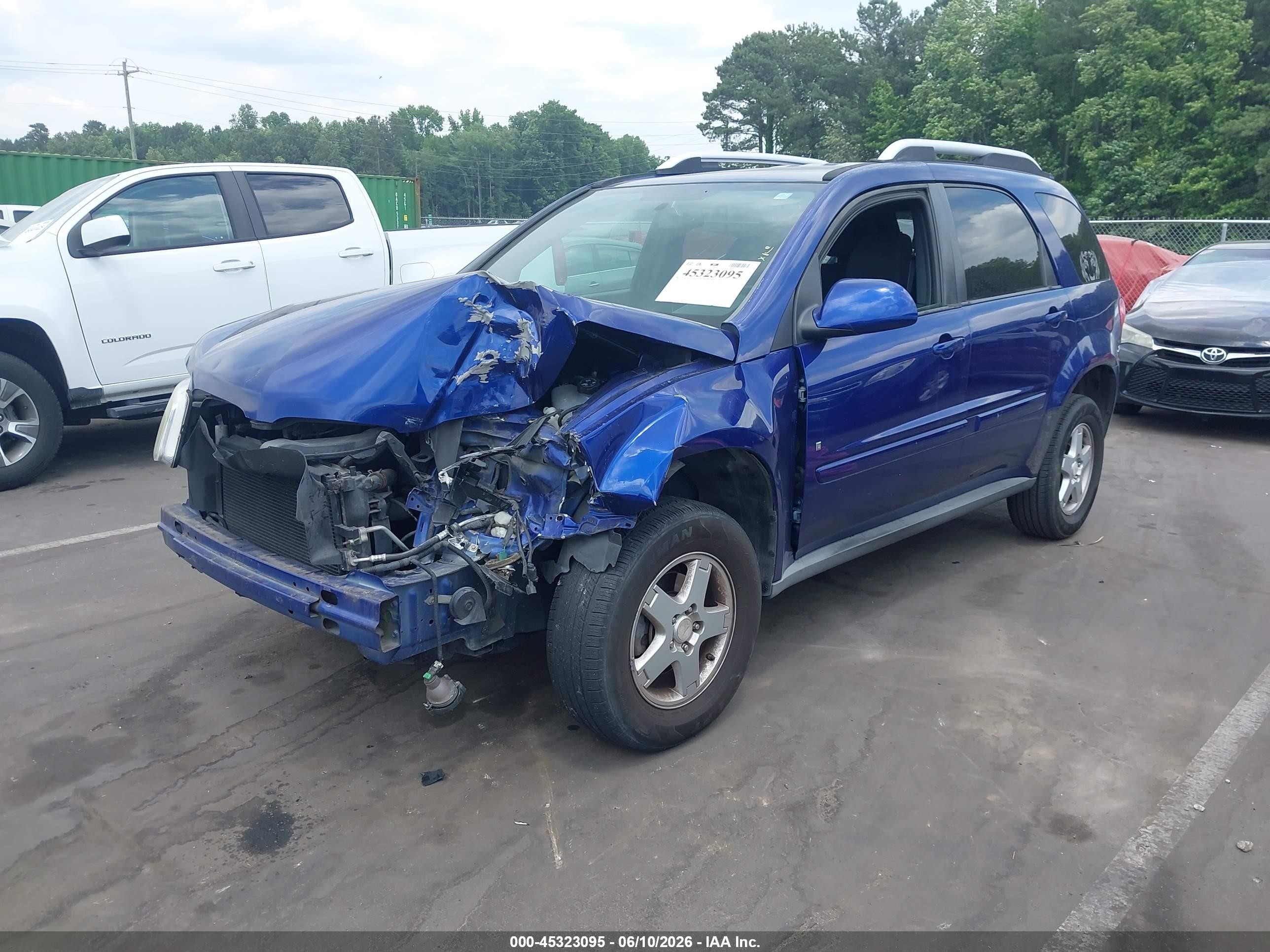2007 Pontiac Torrent   Blue vin: 2CKDL63F876022575