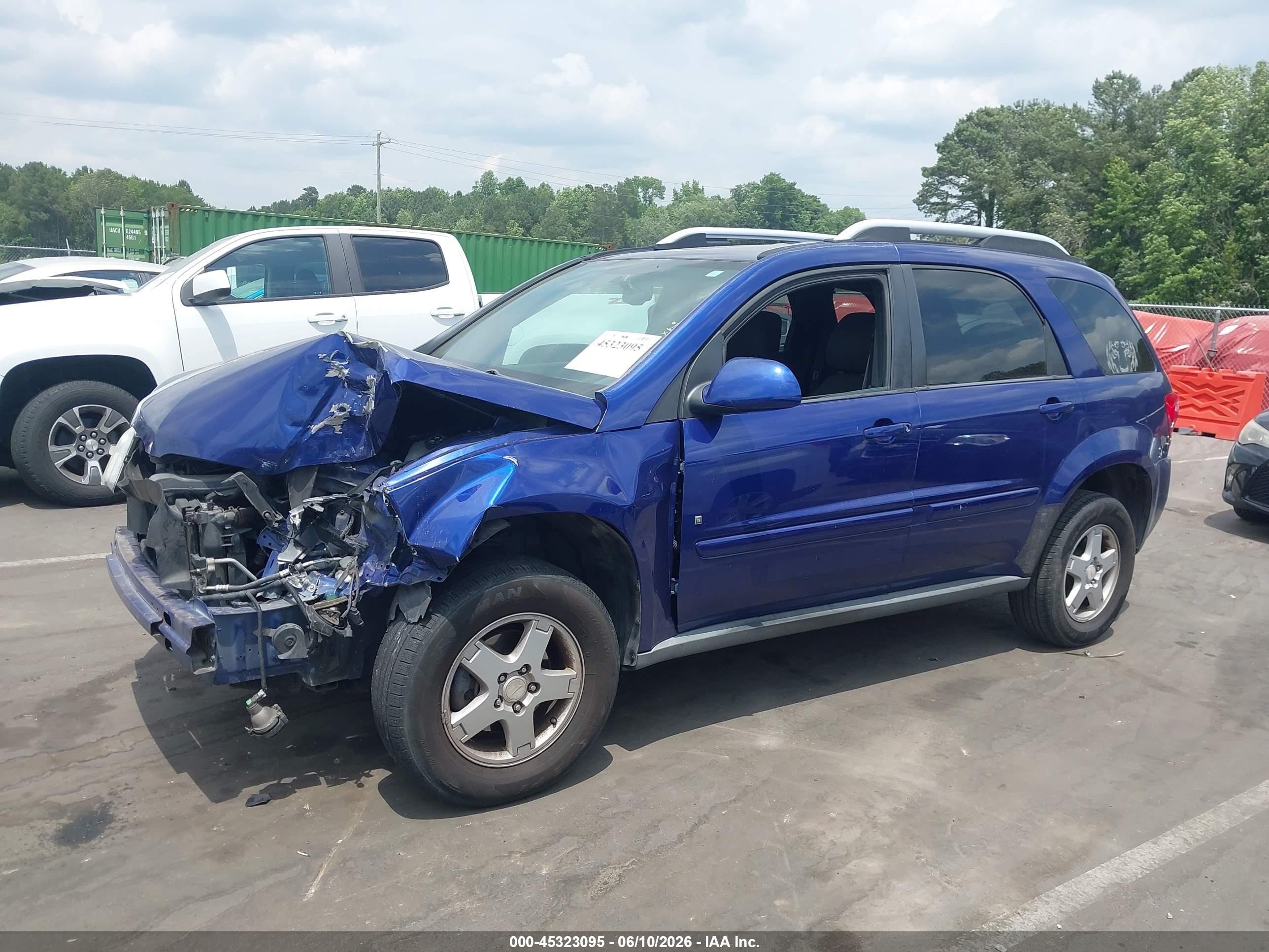 2007 Pontiac Torrent   Blue vin: 2CKDL63F876022575