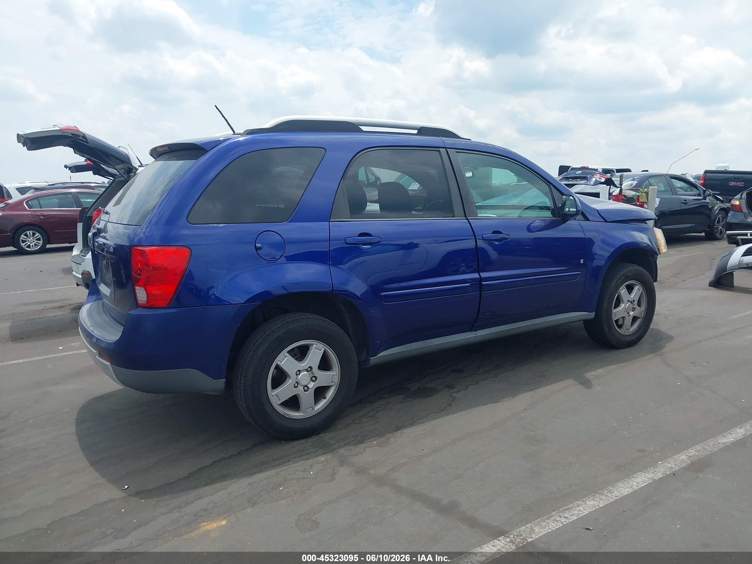 2007 Pontiac Torrent   Blue vin: 2CKDL63F876022575