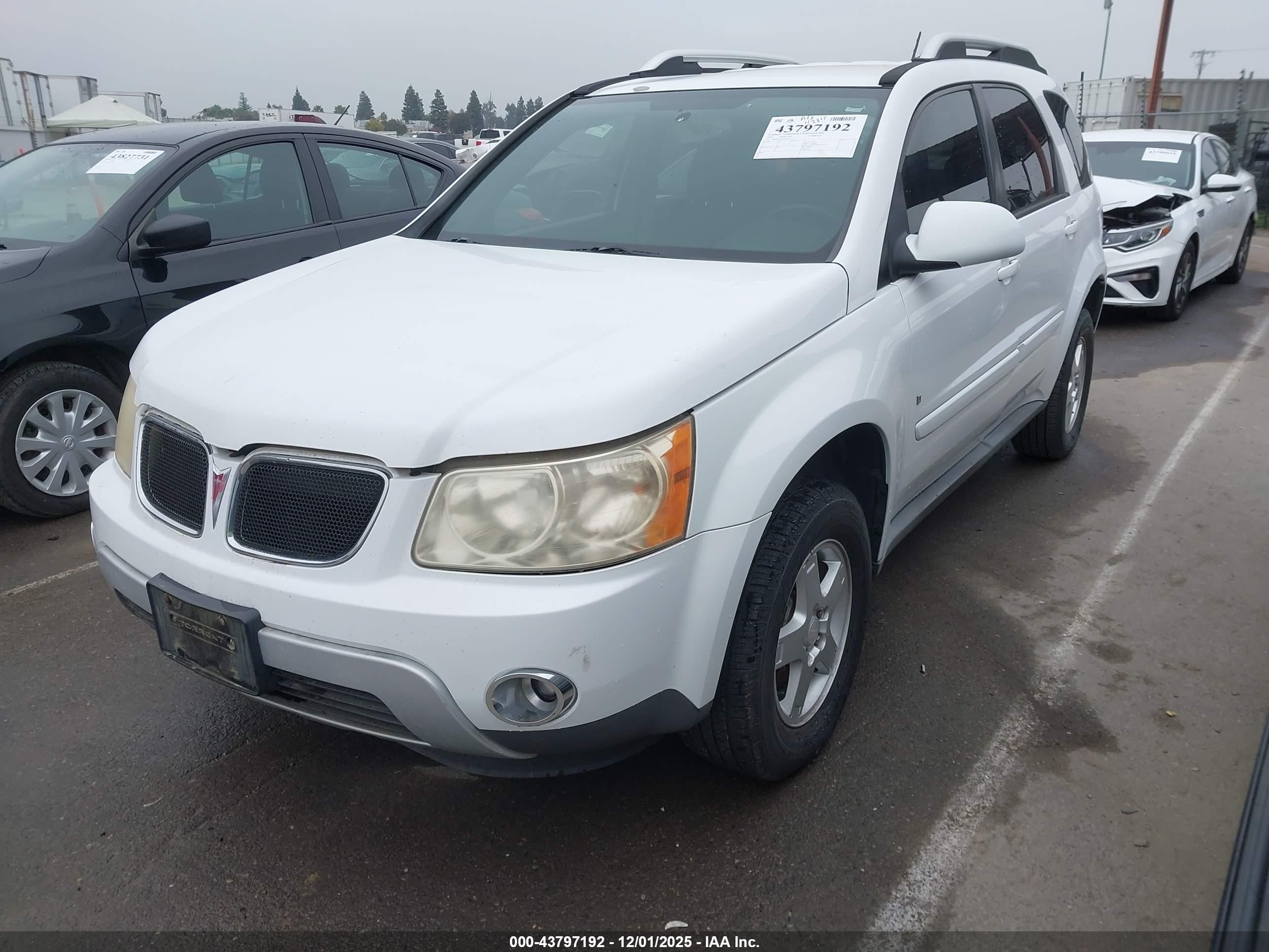 2007 Pontiac Torrent   Белый vin: 2CKDL63F876072571