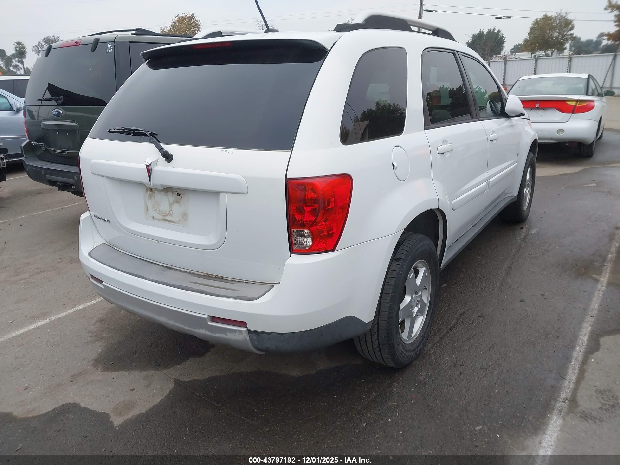 2007 Pontiac Torrent   Белый vin: 2CKDL63F876072571