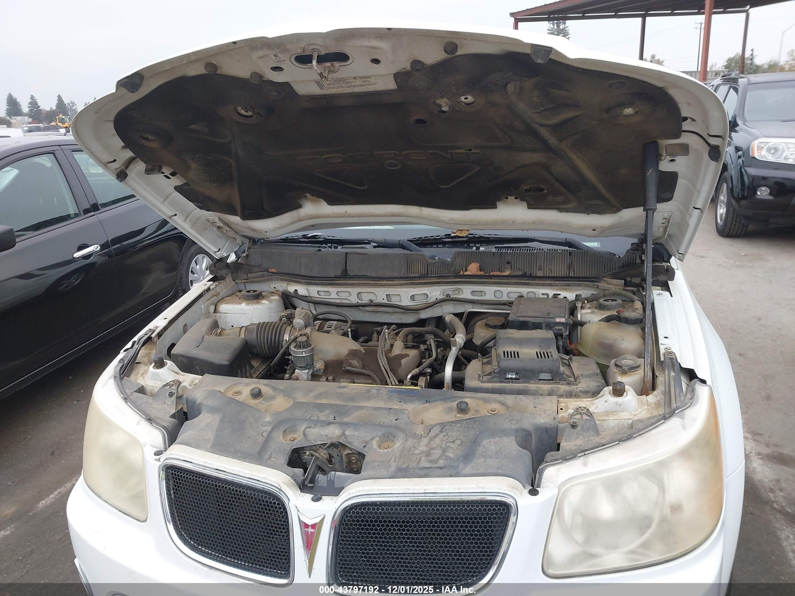 2007 Pontiac Torrent   Белый vin: 2CKDL63F876072571