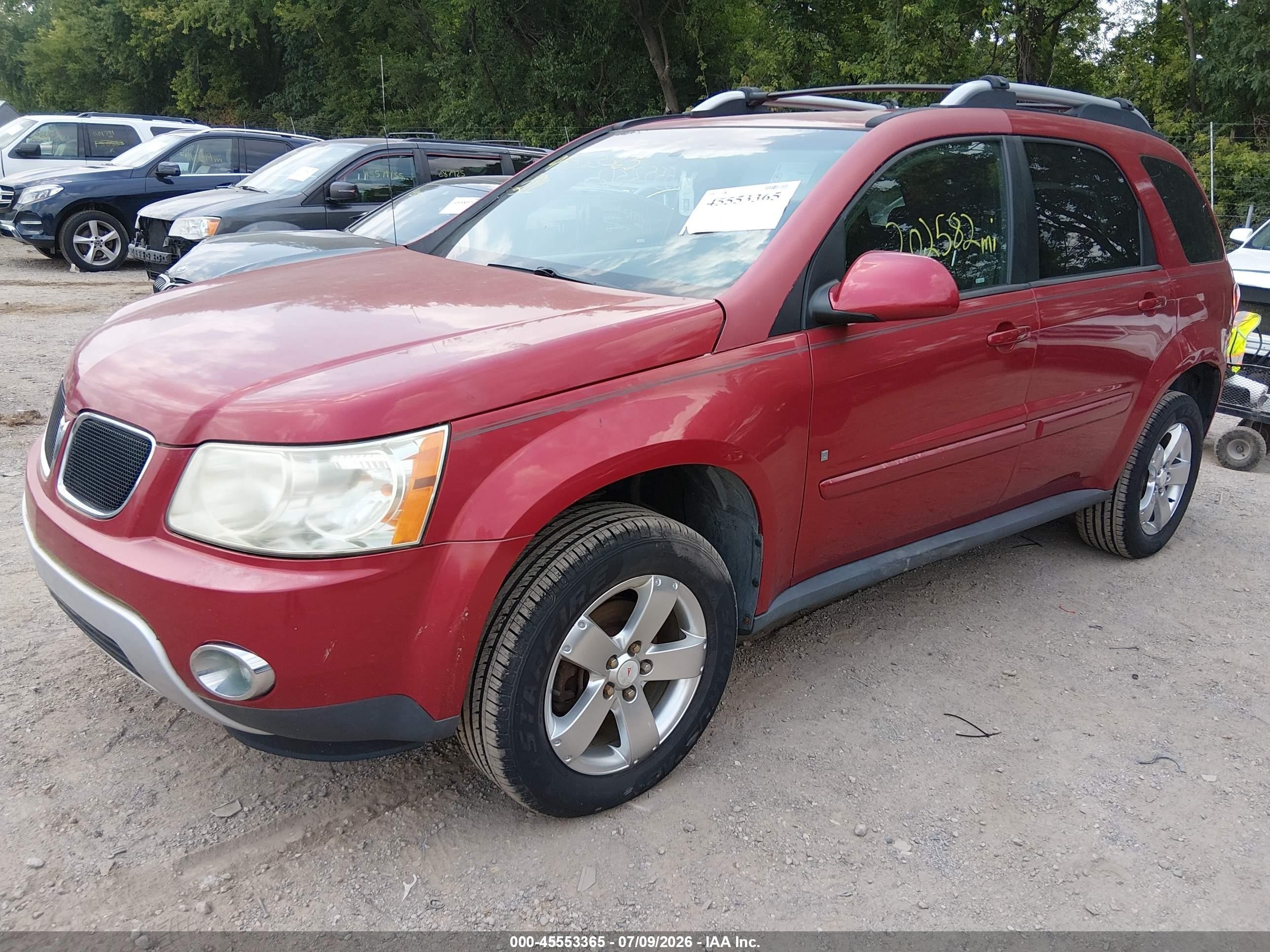 2006 Pontiac Torrent   Red vin: 2CKDL63F966055180