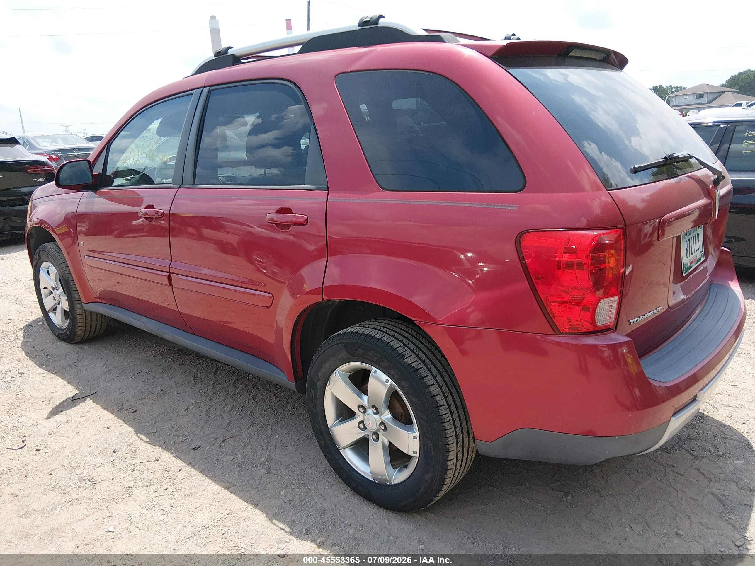 2006 Pontiac Torrent   Red vin: 2CKDL63F966055180