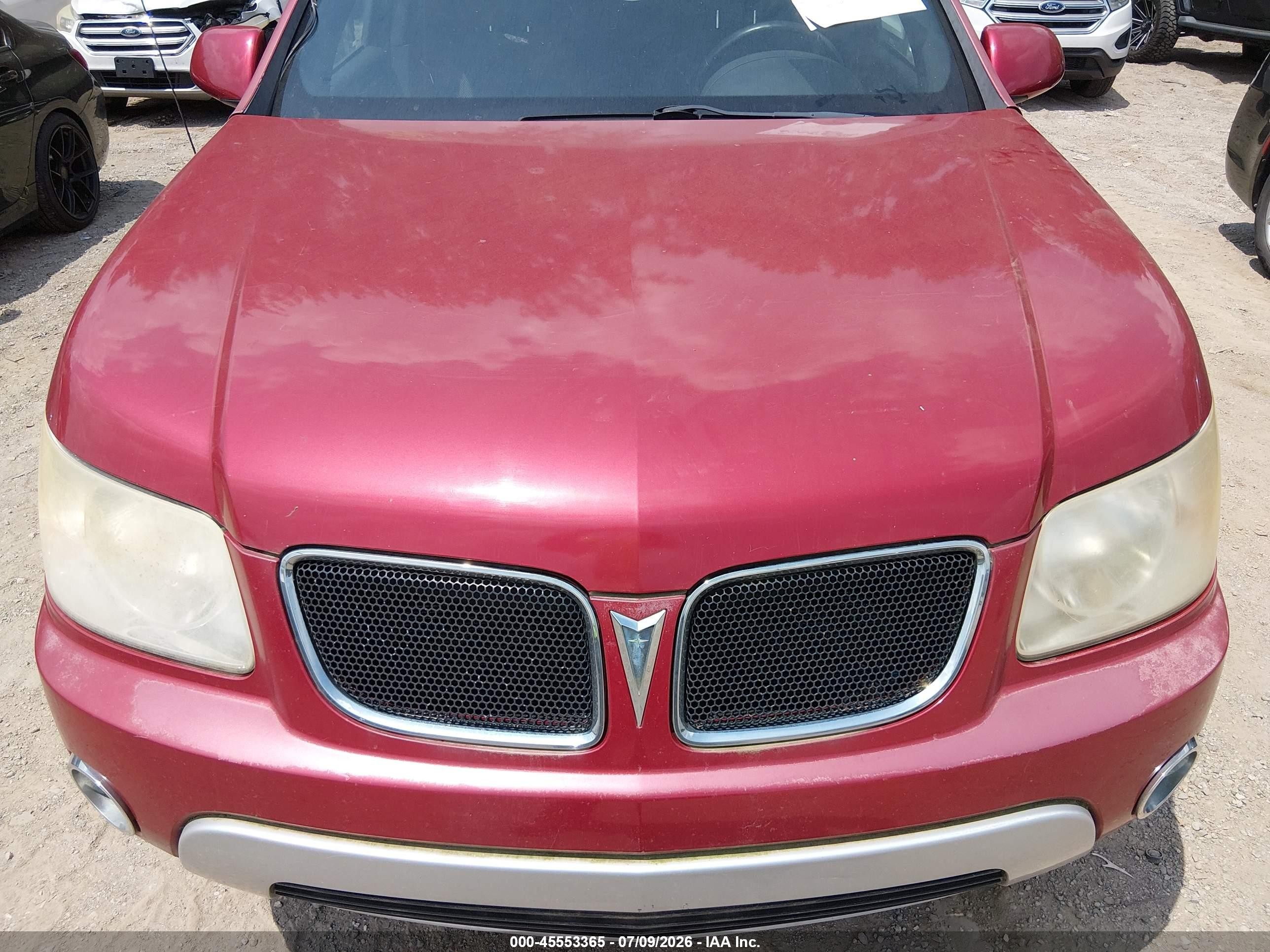 2006 Pontiac Torrent   Red vin: 2CKDL63F966055180