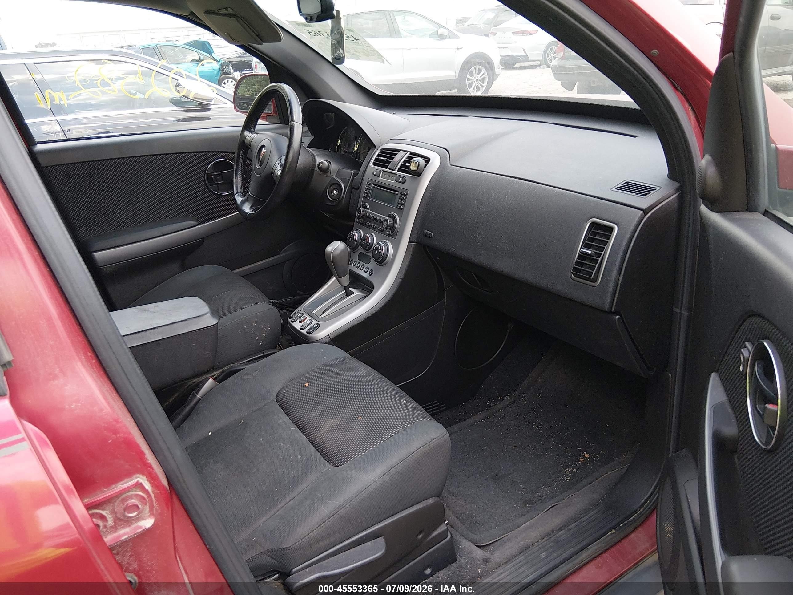 2006 Pontiac Torrent   Red vin: 2CKDL63F966055180