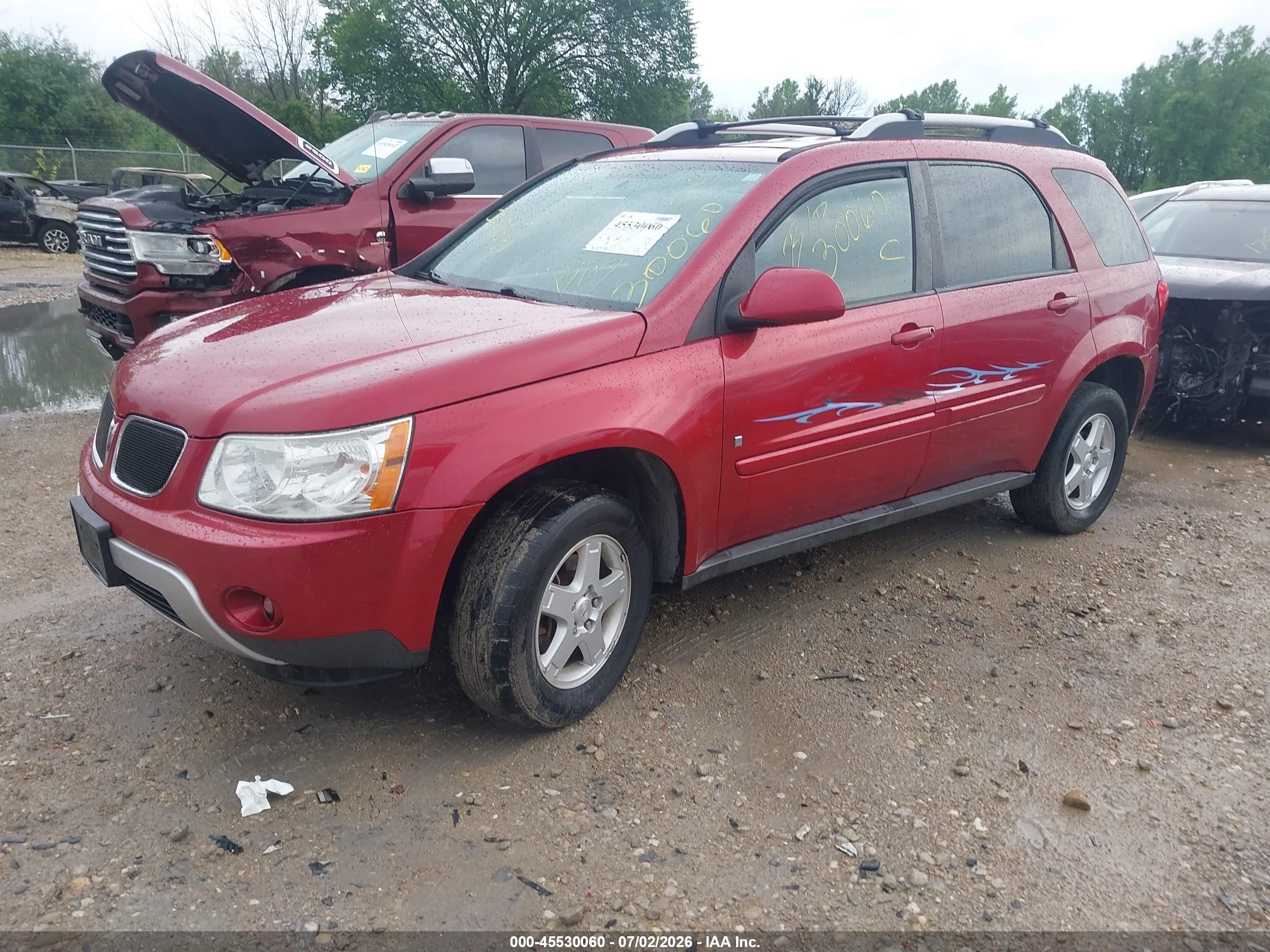 2006 Pontiac Torrent   Red vin: 2CKDL63F966138026