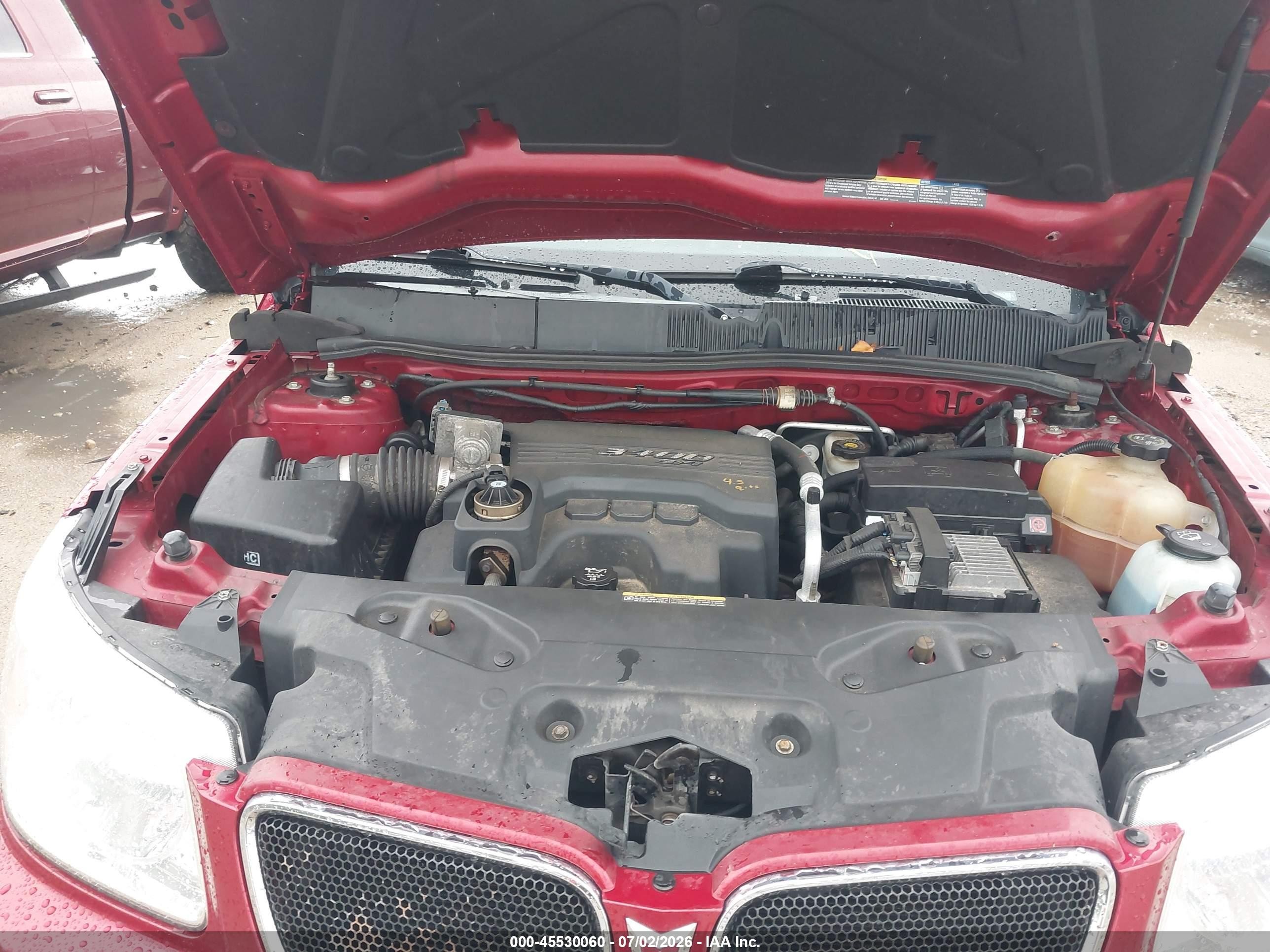 2006 Pontiac Torrent   Red vin: 2CKDL63F966138026