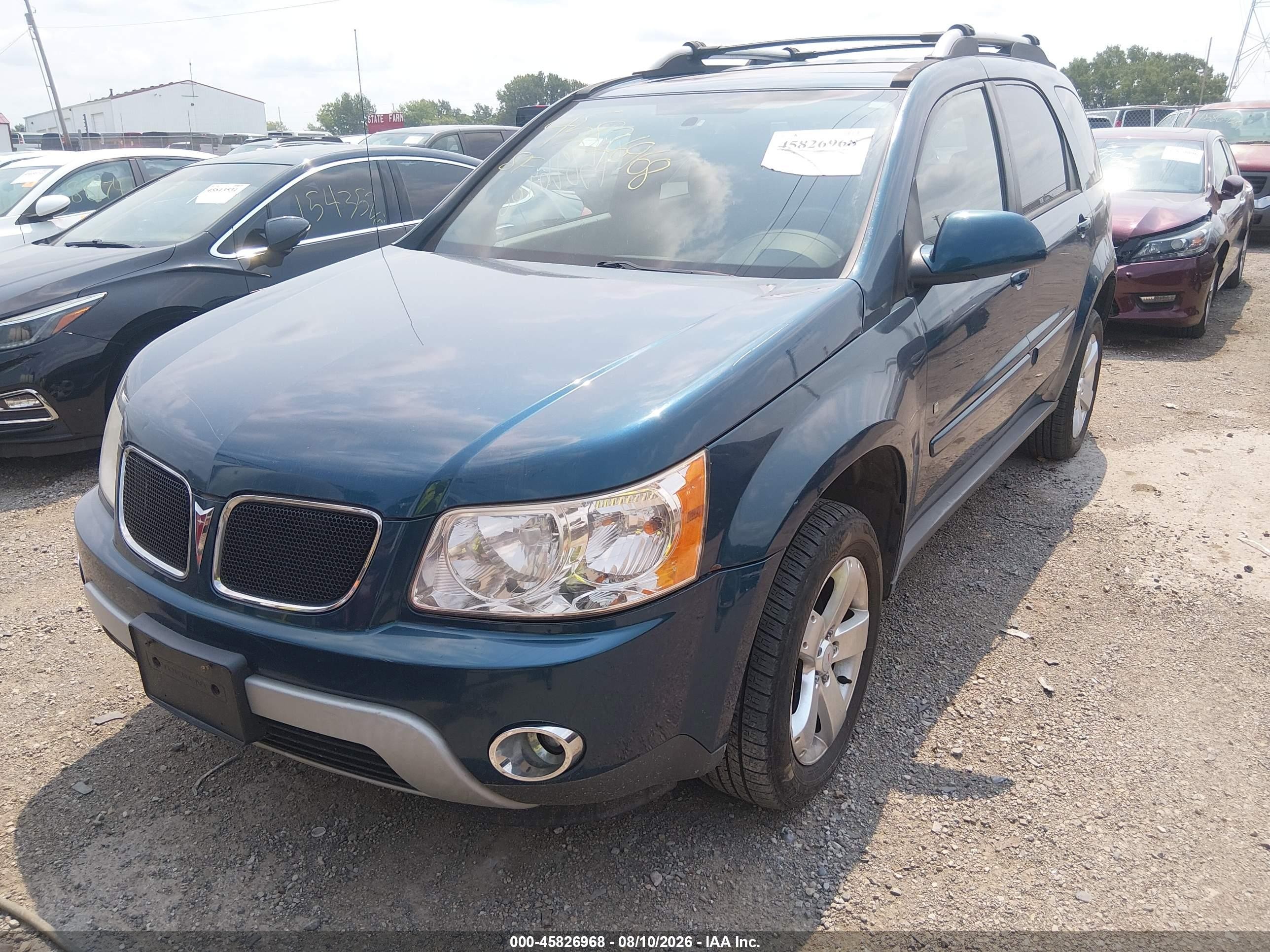 2006 Pontiac Torrent   Синий vin: 2CKDL63F966204073