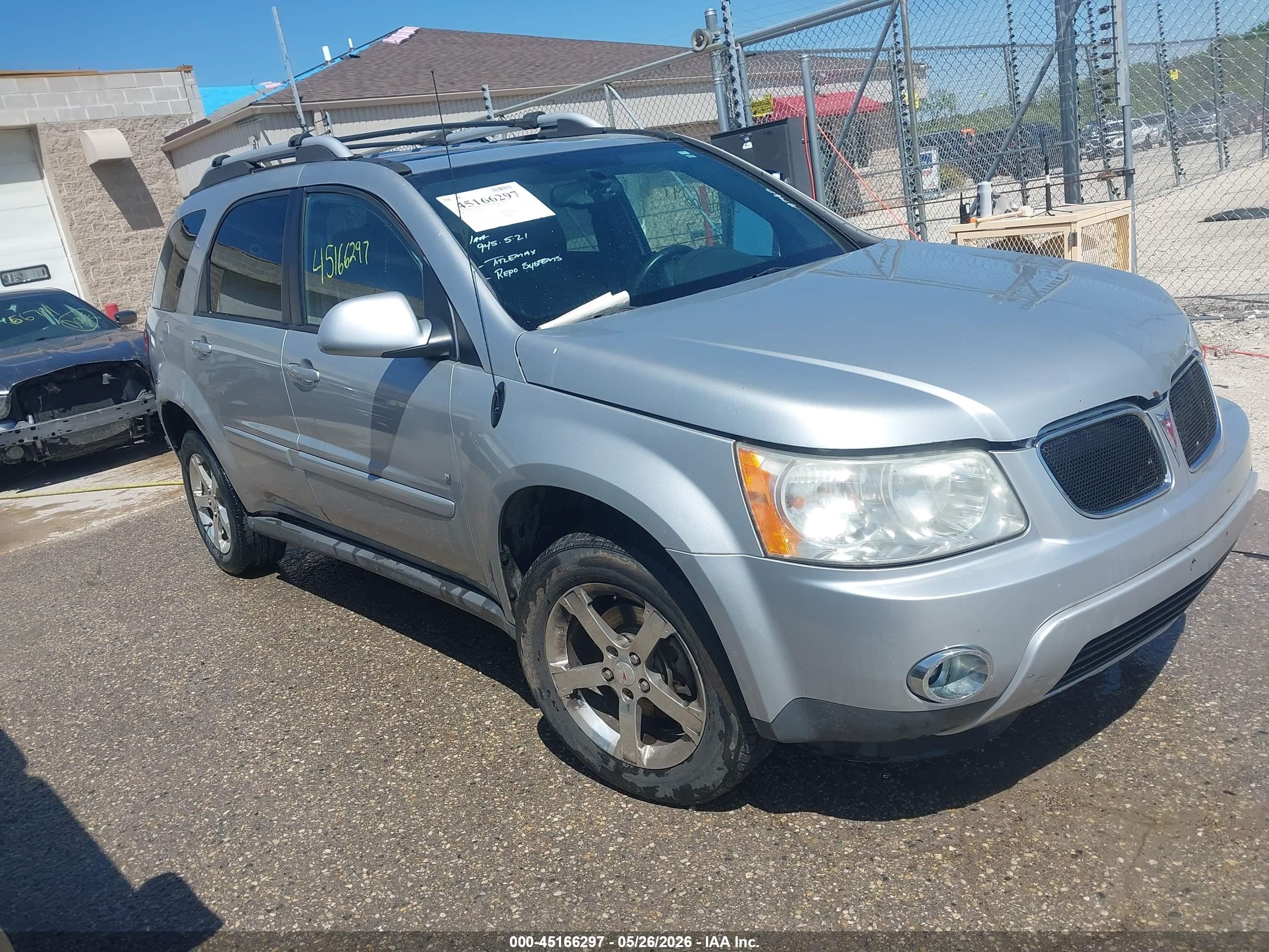 2006 Pontiac Torrent   Серебряный vin: 2CKDL63FX66187462