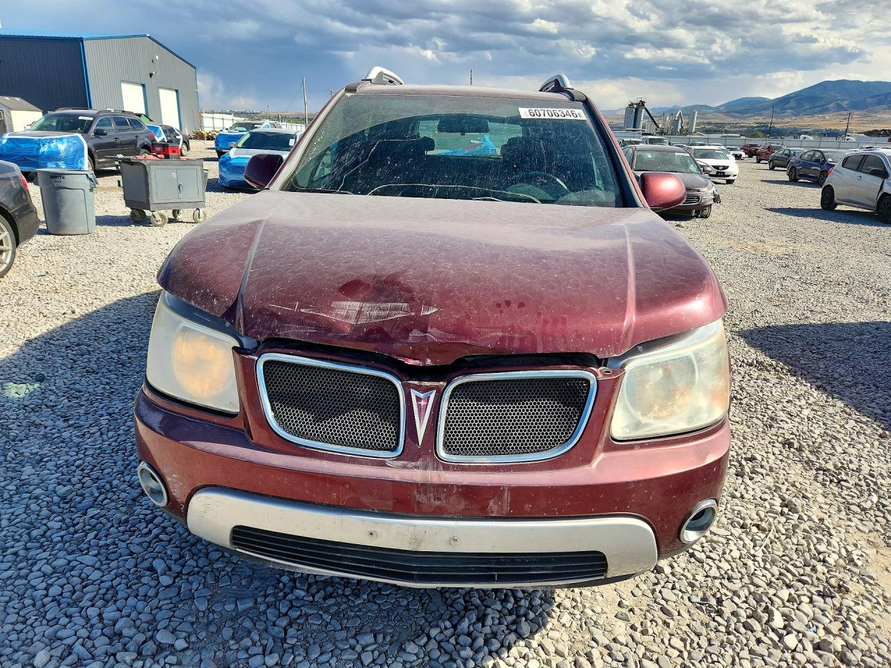 2007 Pontiac Torrent Бордовый vin: 2CKDL63FX76080929