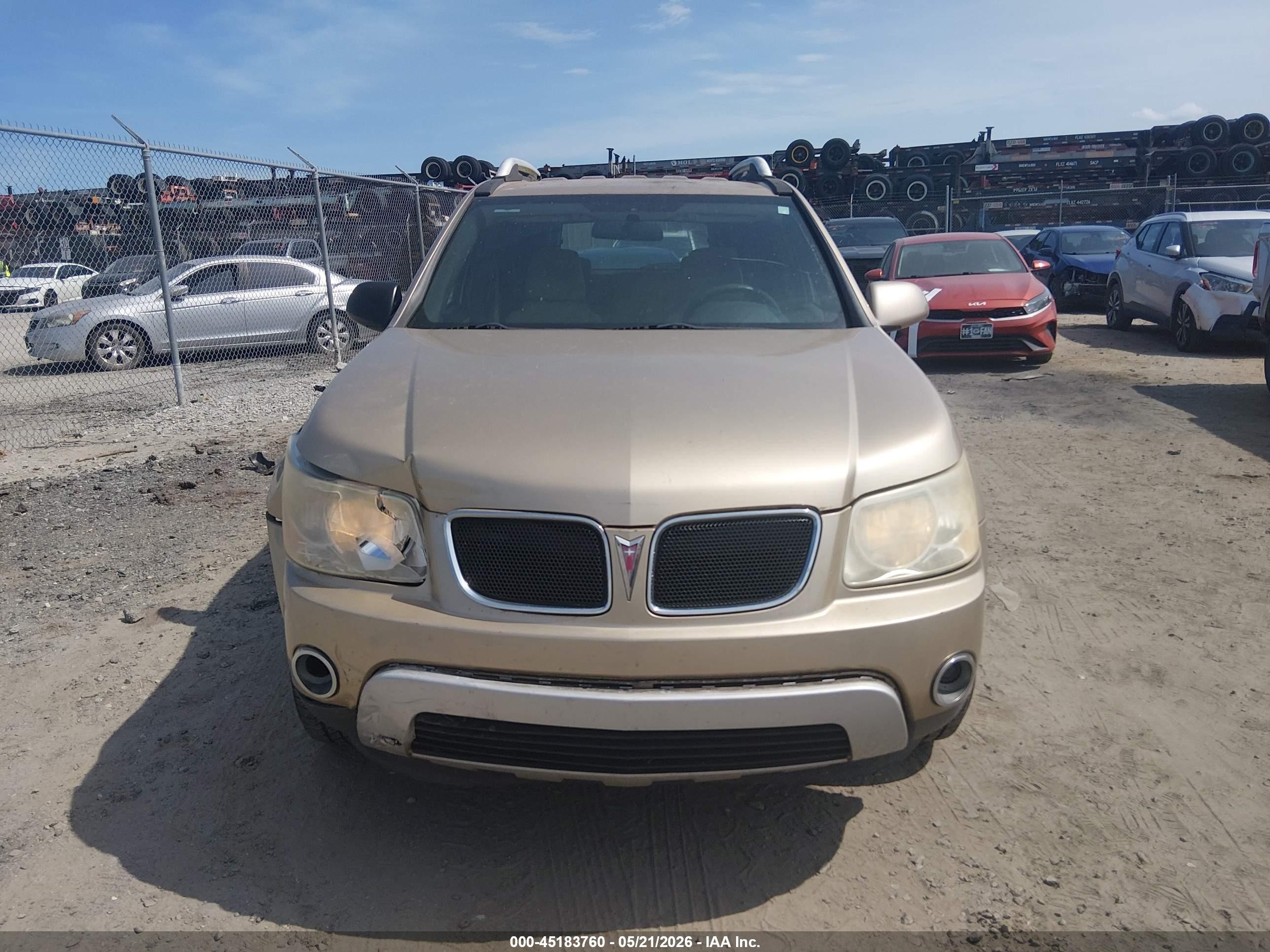 2007 Pontiac Torrent   Бежевый vin: 2CKDL63FX76081188