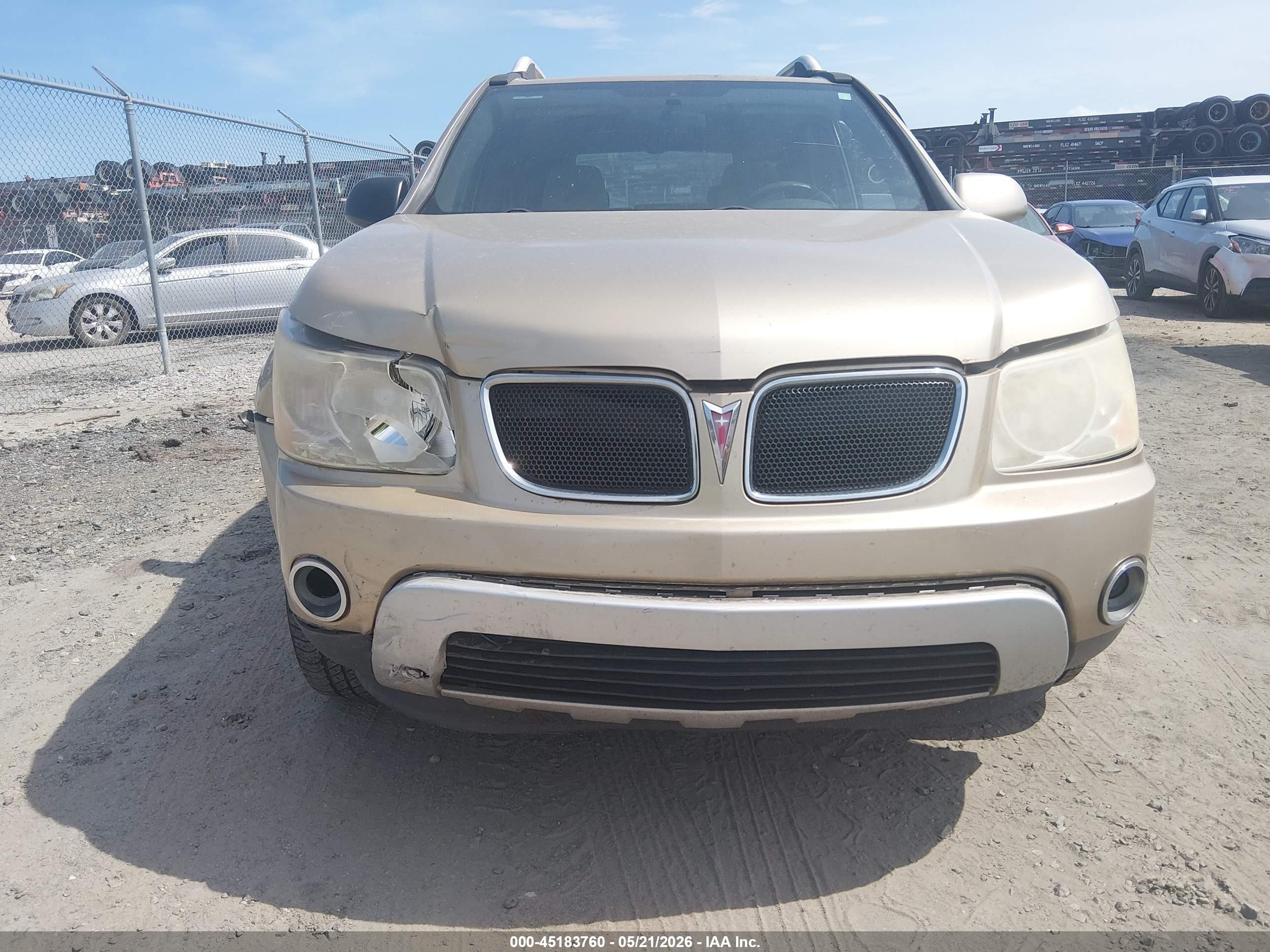 2007 Pontiac Torrent   Бежевый vin: 2CKDL63FX76081188