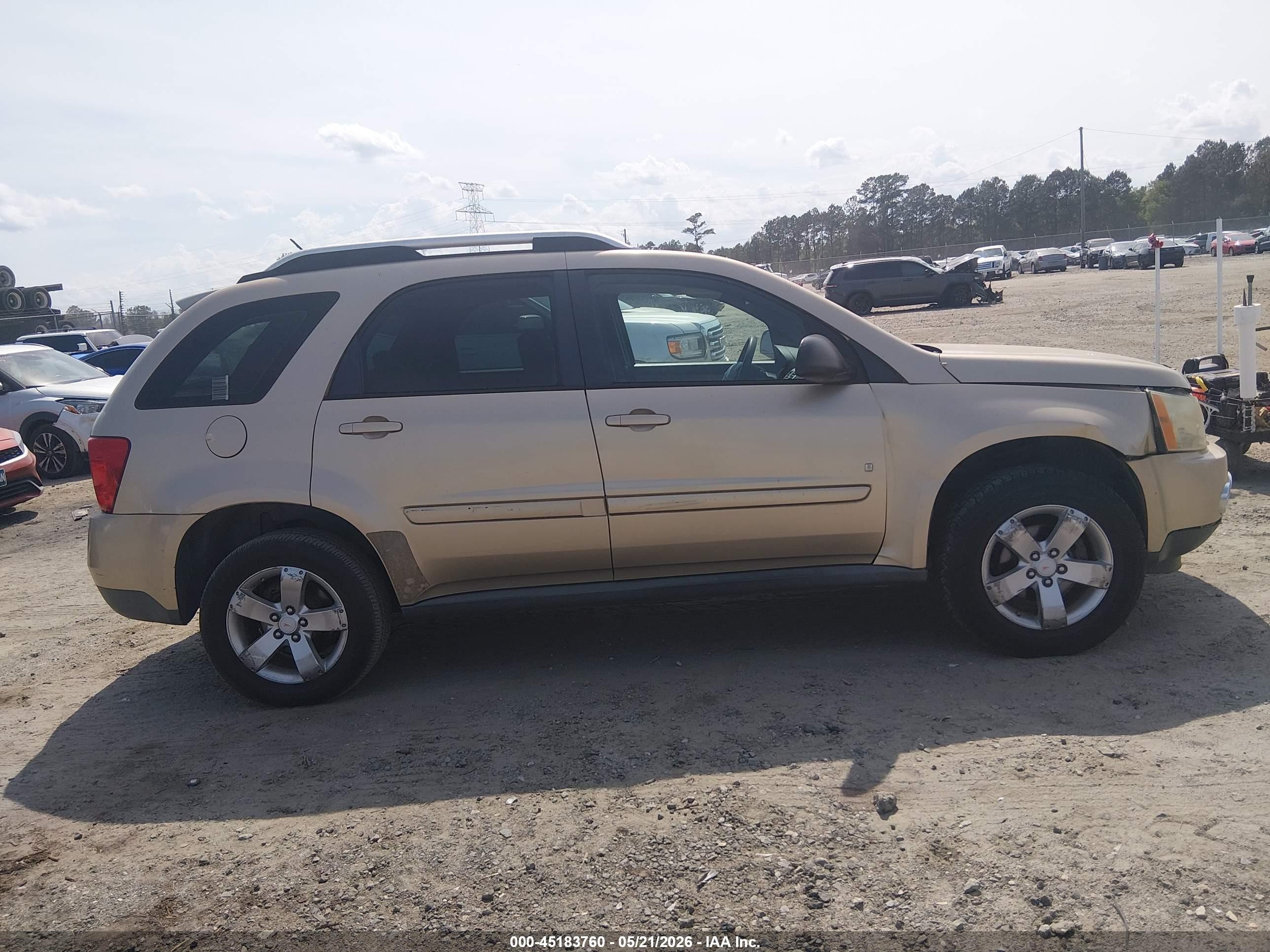 2007 Pontiac Torrent   Бежевый vin: 2CKDL63FX76081188