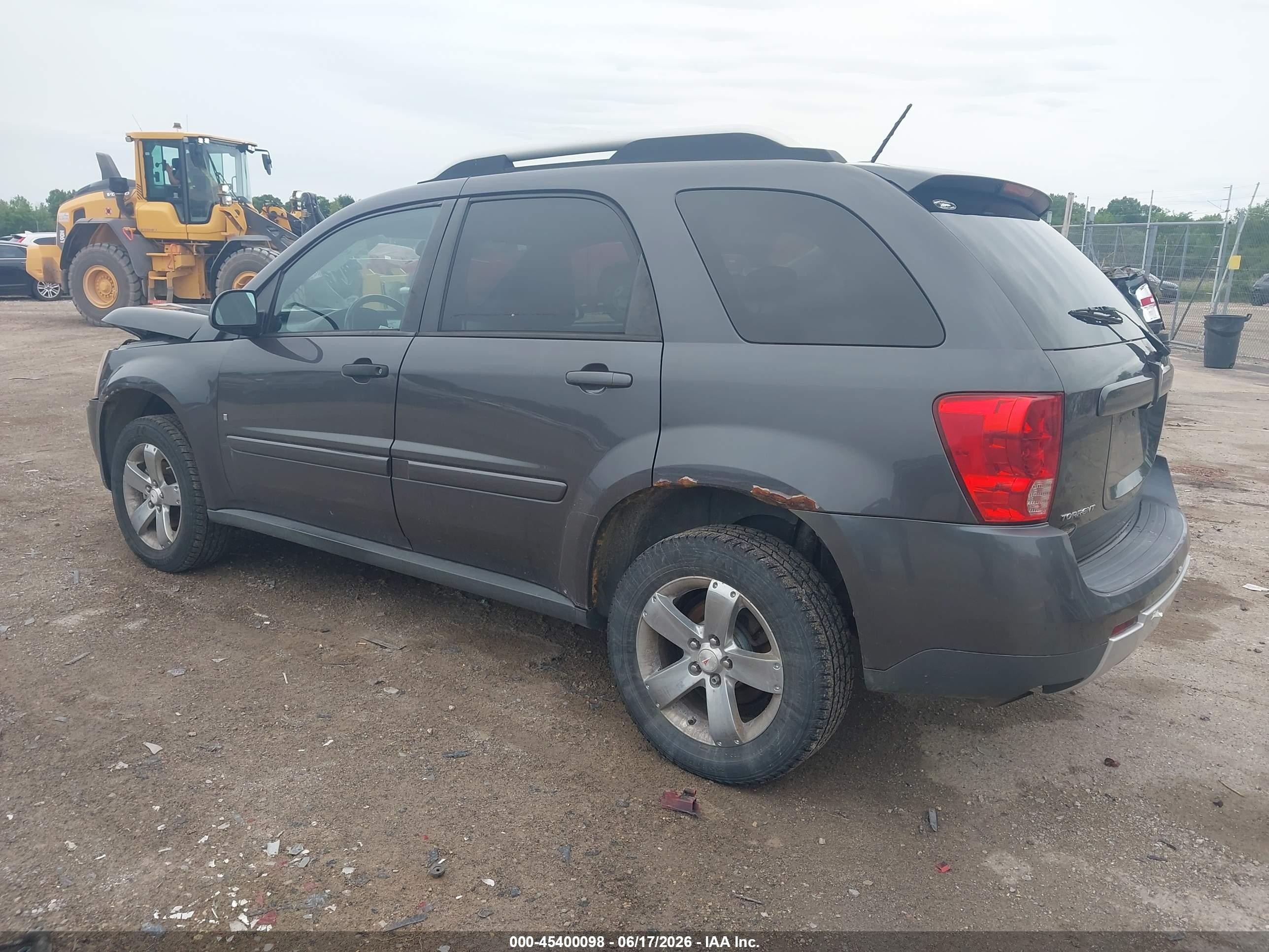 2007 Pontiac Torrent   Gray vin: 2CKDL63FX76087041