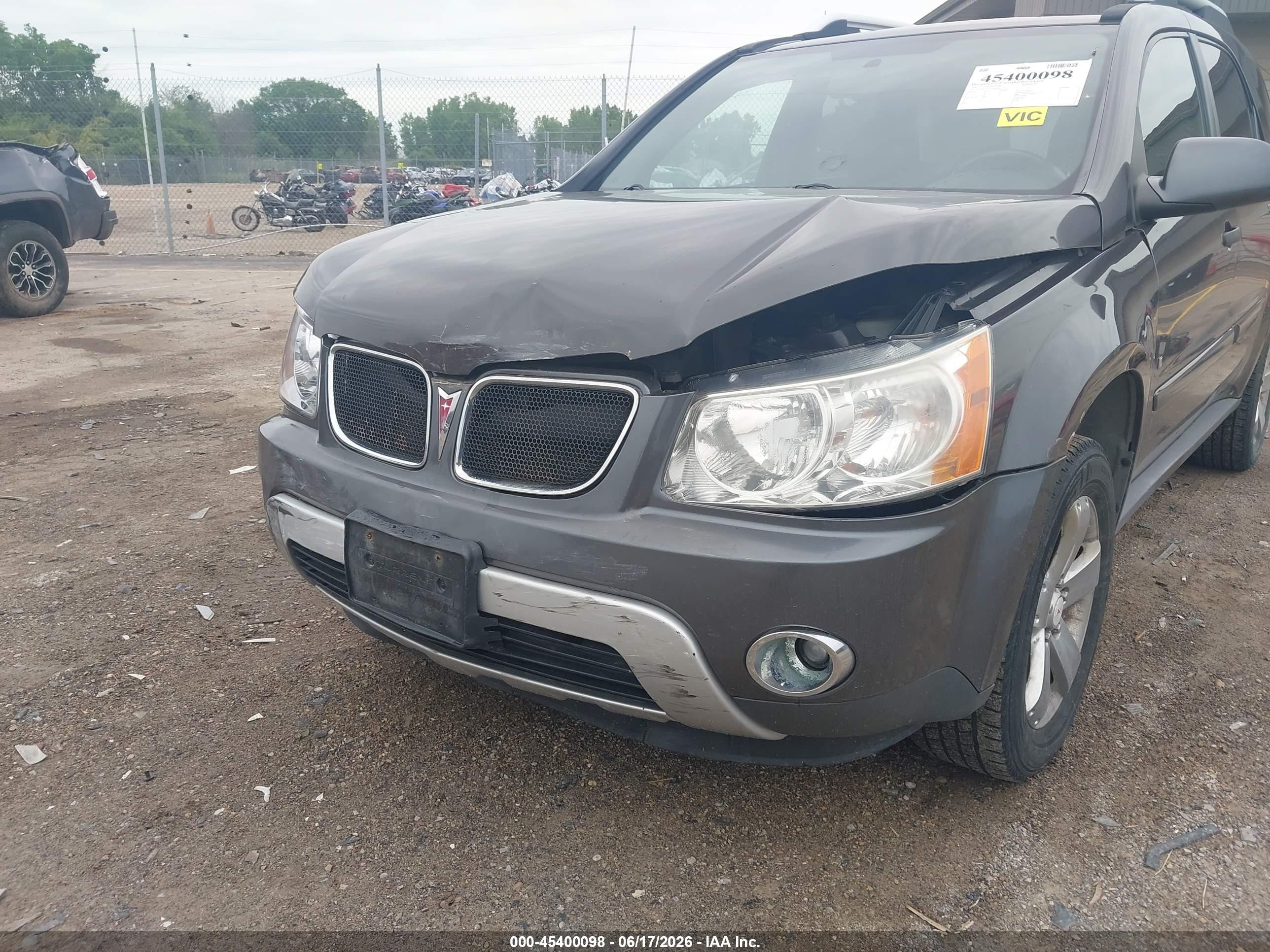 2007 Pontiac Torrent   Gray vin: 2CKDL63FX76087041
