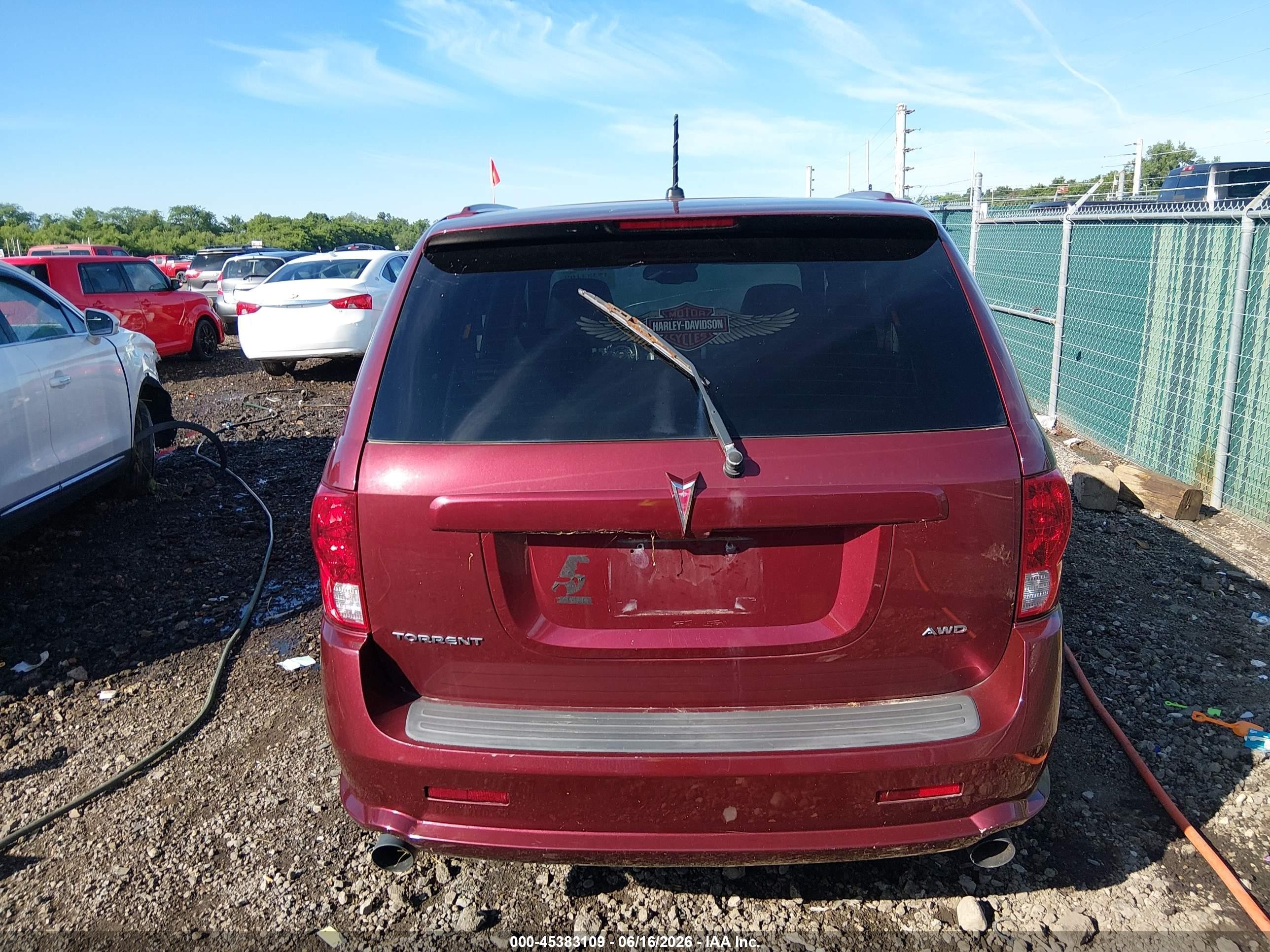 2008 Pontiac Torrent Gxp Red vin: 2CKDL737086007293