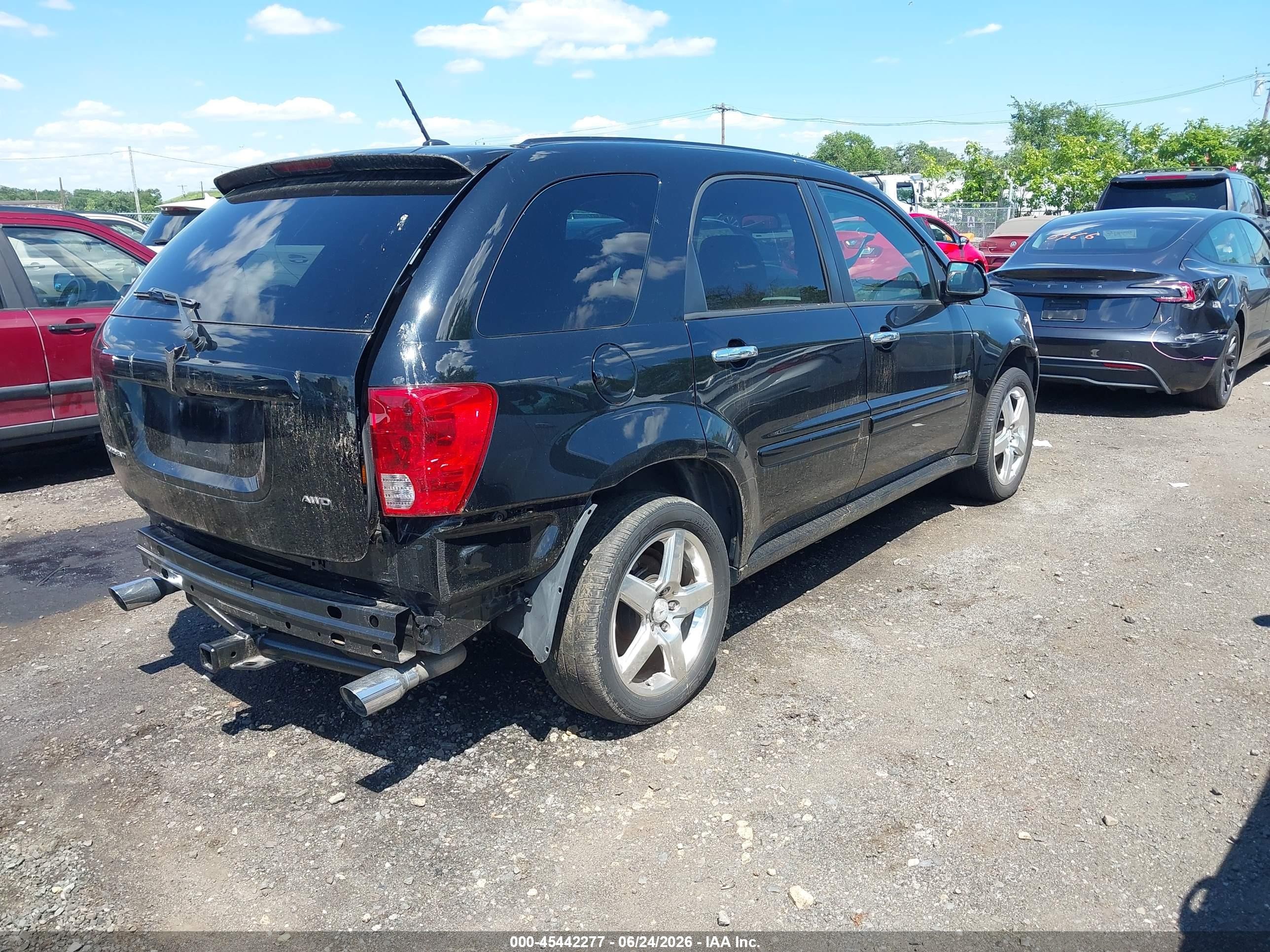 2008 Pontiac Torrent Gxp Черный vin: 2CKDL737486022962