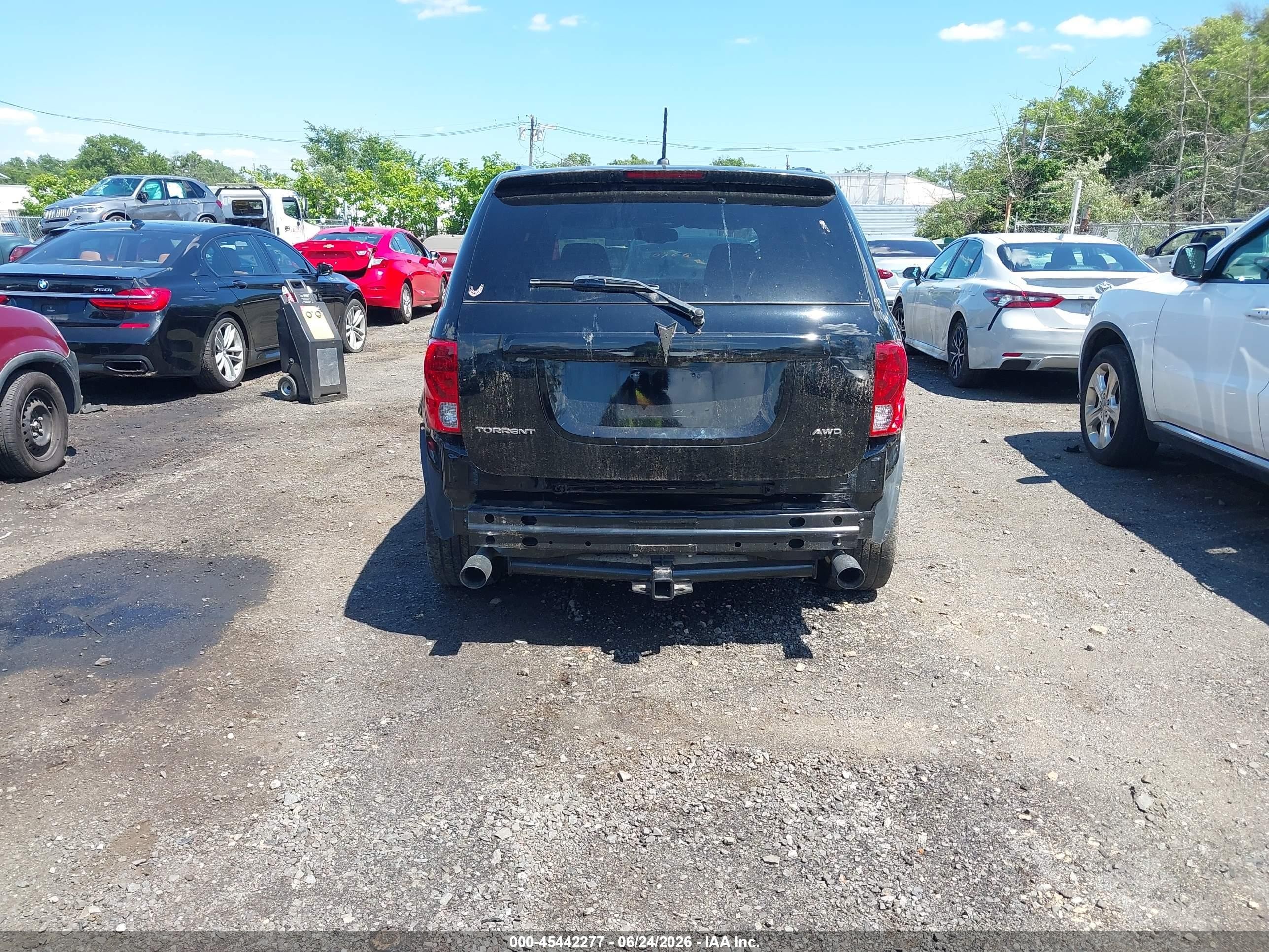 2008 Pontiac Torrent Gxp Черный vin: 2CKDL737486022962