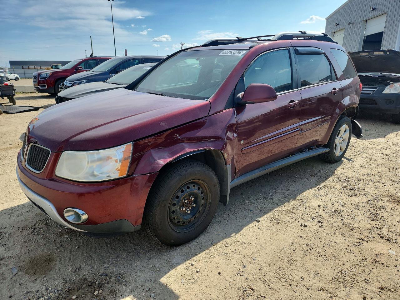 2007 Pontiac Torrent Maroon vin: 2CKDL73F176115038