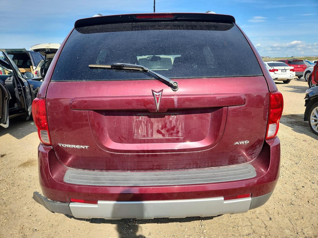 2007 Pontiac Torrent Maroon vin: 2CKDL73F176115038