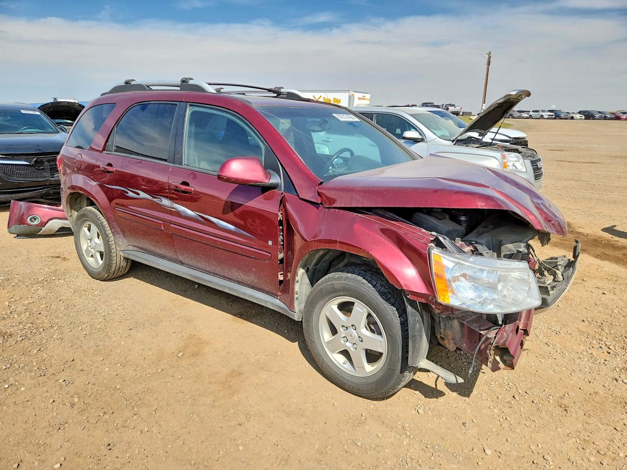 2007 Pontiac Torrent Красный vin: 2CKDL73F376231132