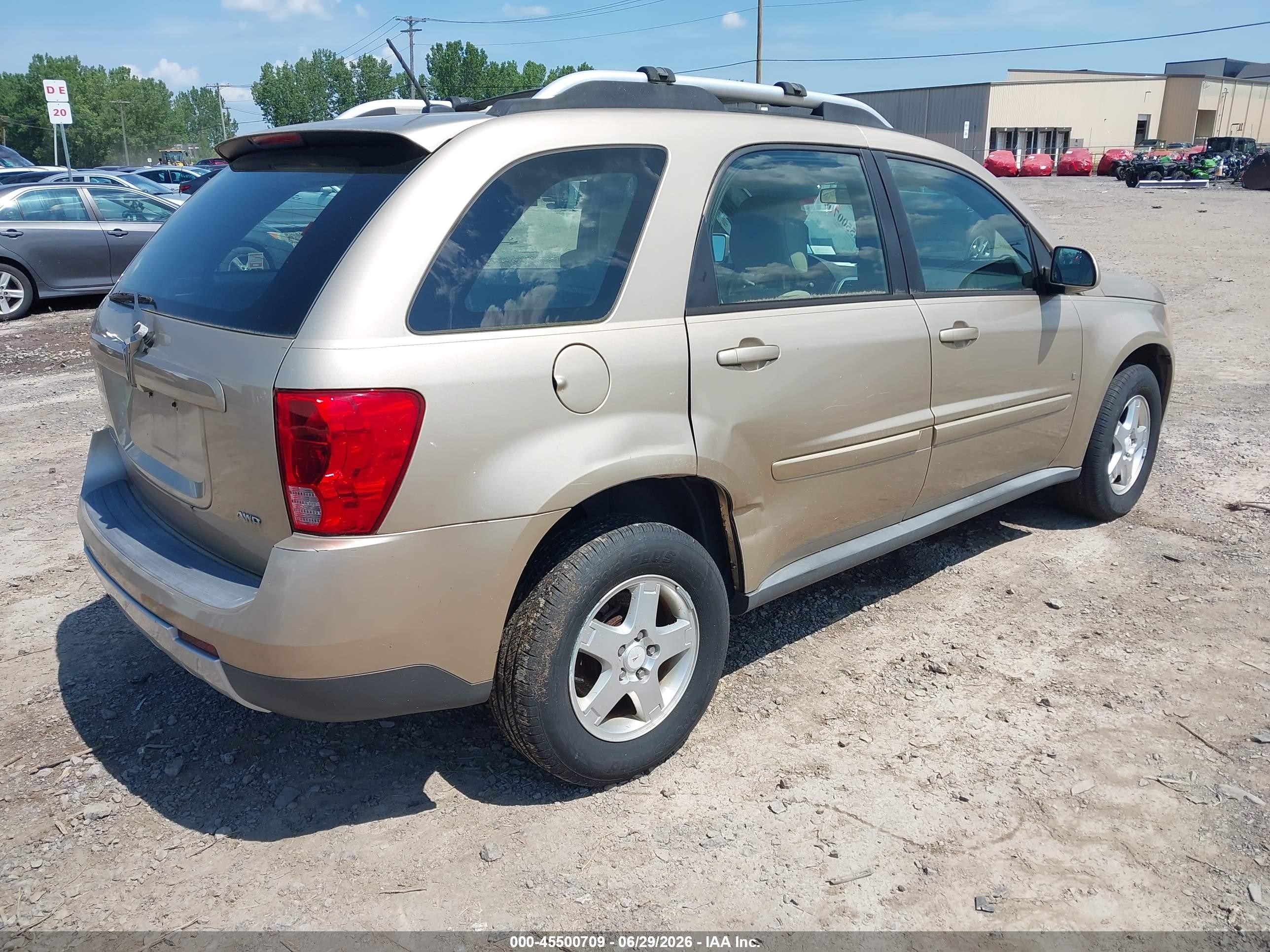2007 Pontiac Torrent   Золотой vin: 2CKDL73F576020854