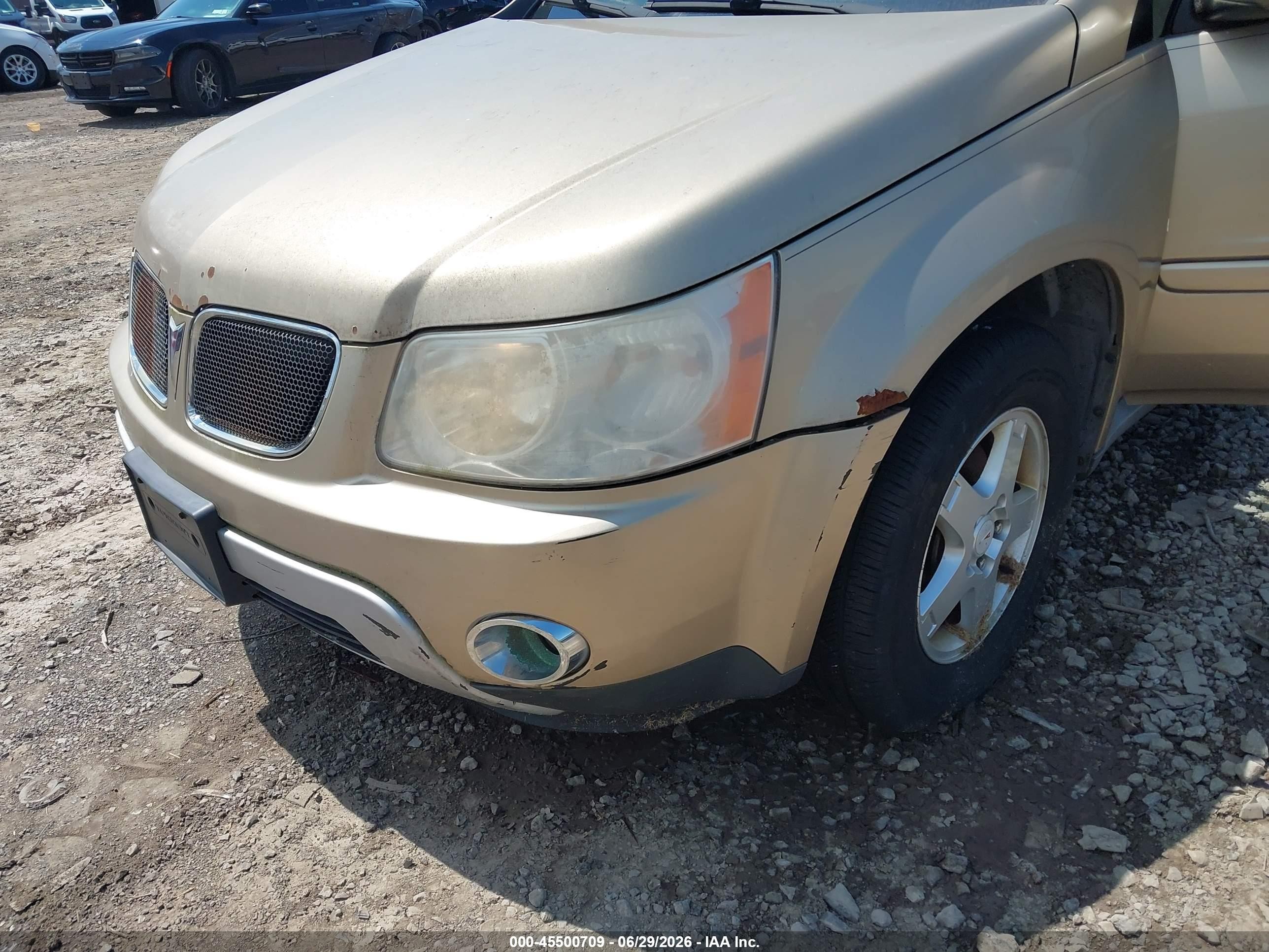 2007 Pontiac Torrent   Золотой vin: 2CKDL73F576020854