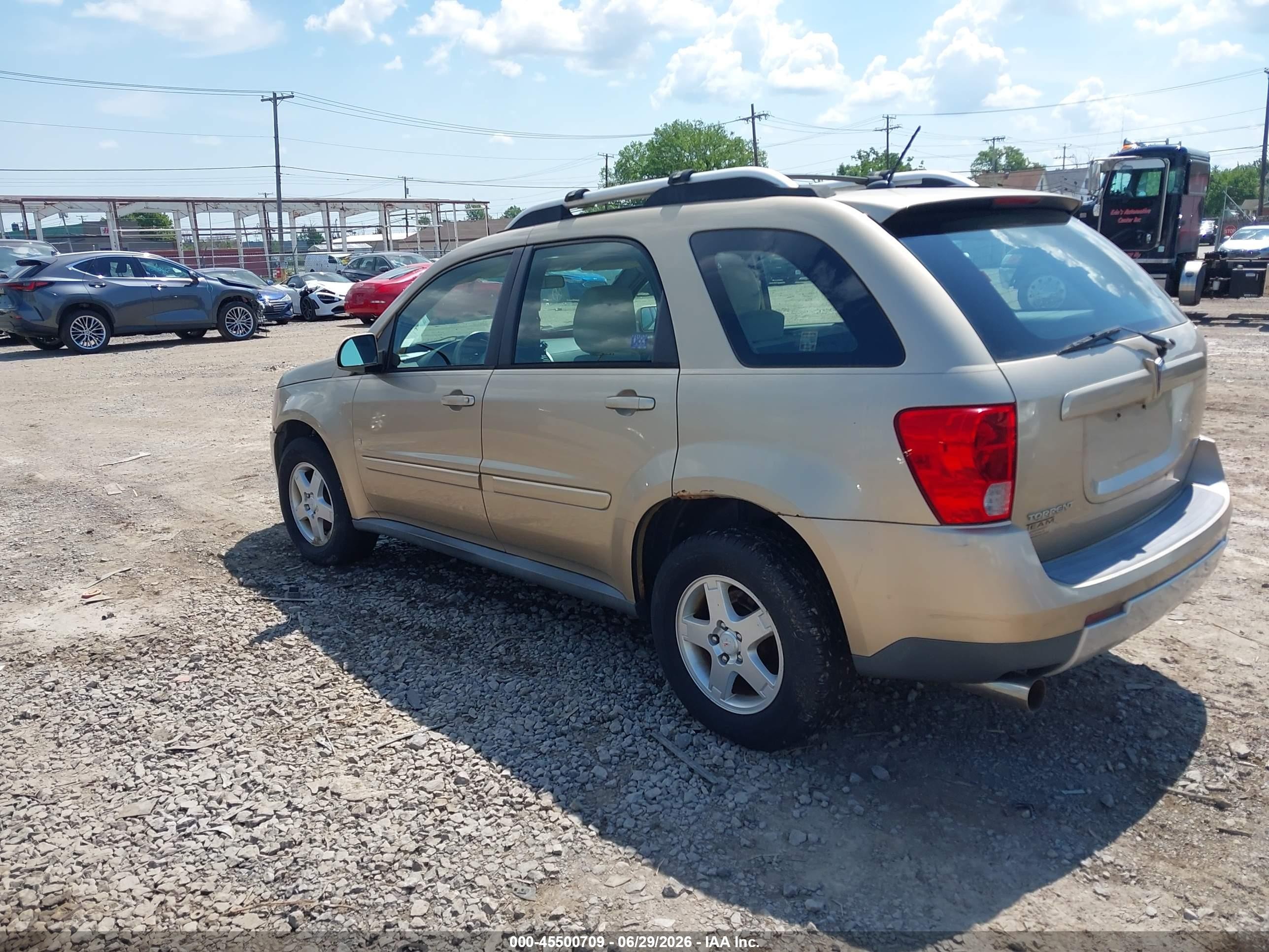 2007 Pontiac Torrent   Золотой vin: 2CKDL73F576020854