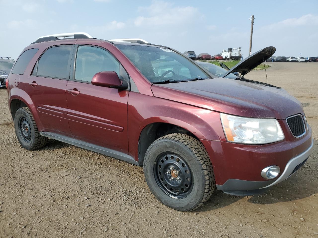 2007 Pontiac Torrent Burgundy vin: 2CKDL73F576122249