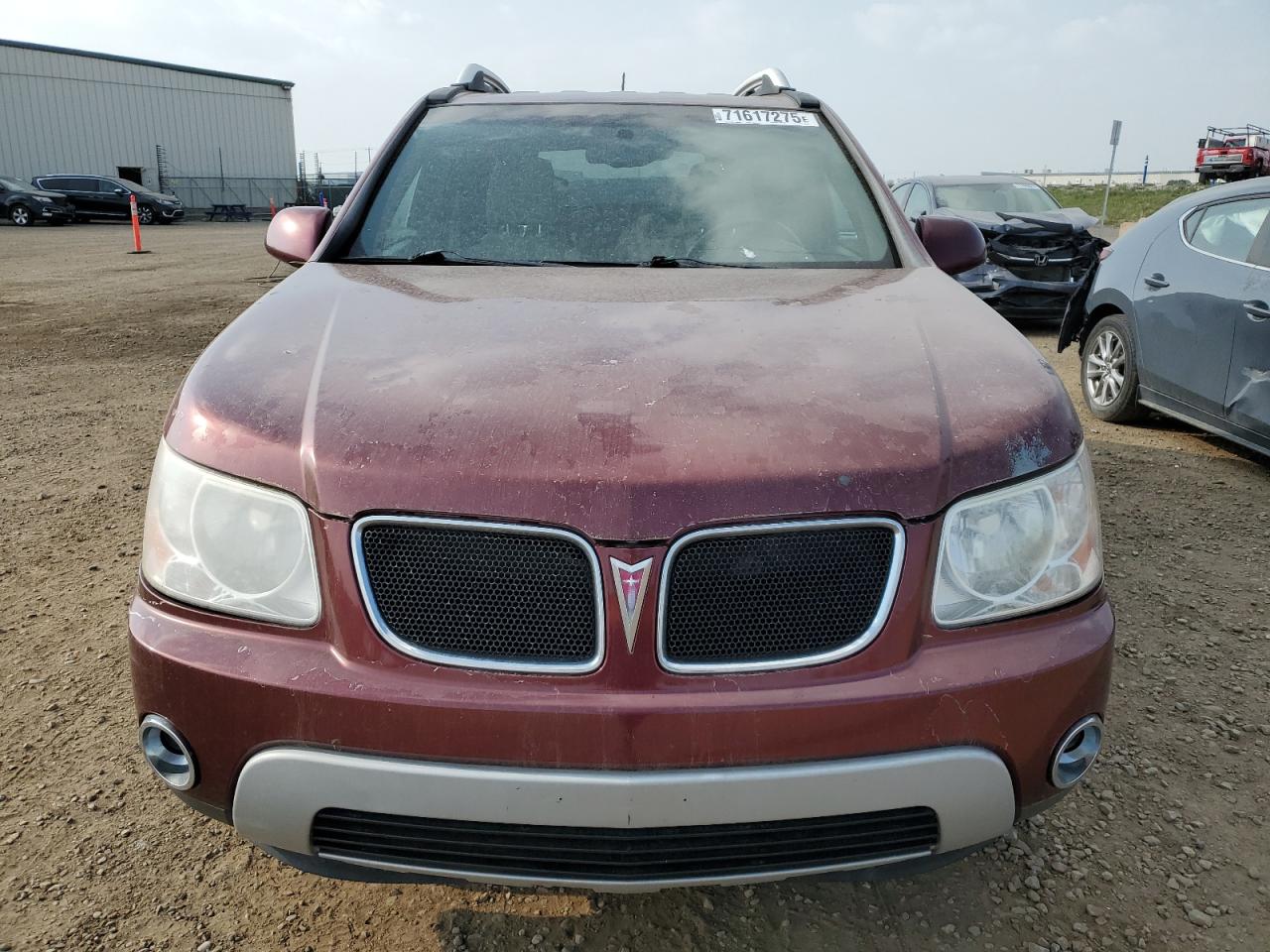 2007 Pontiac Torrent Burgundy vin: 2CKDL73F576122249