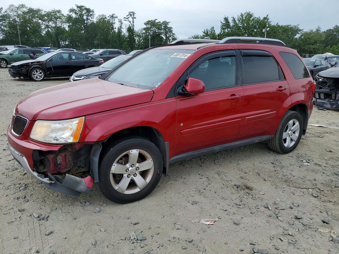 2006 Pontiac Torrent Красный vin: 2CKDL73F666038276
